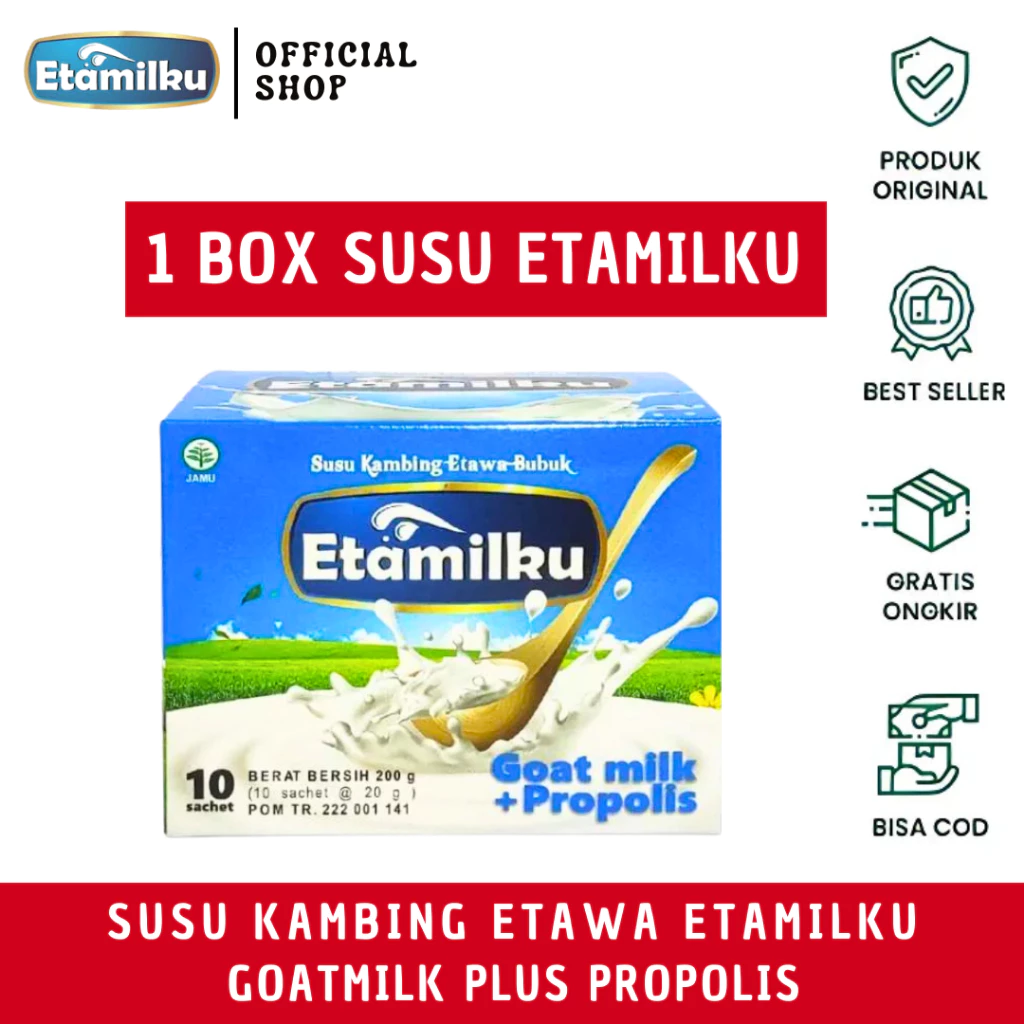 ETAMILKU - Susu Kambing Etawa Goat Milk Plus Propolis Beepollen Madu Original - LD logo