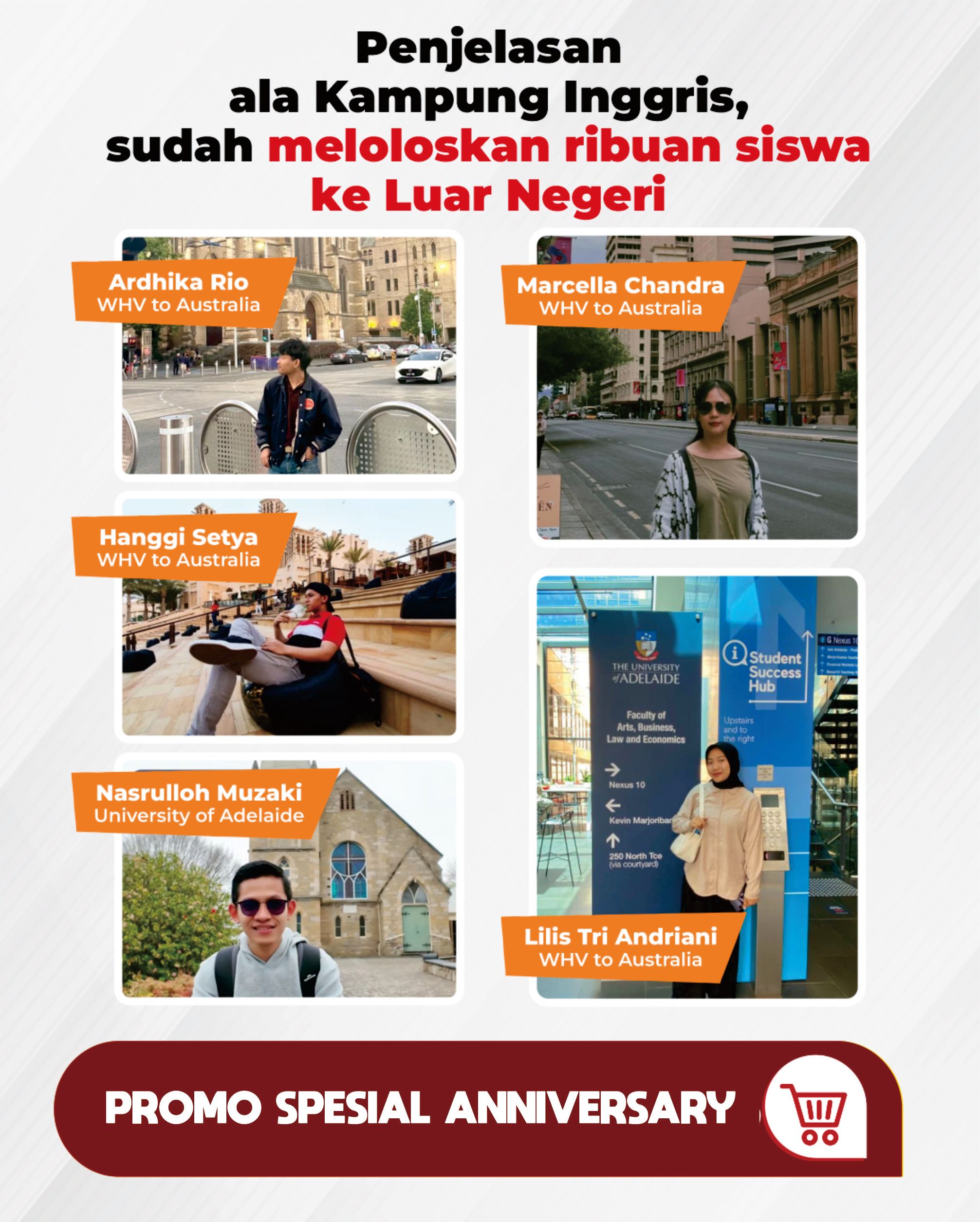 5 Kampung Inggris SUPER JUMPER PROMO ANNIVERSARY