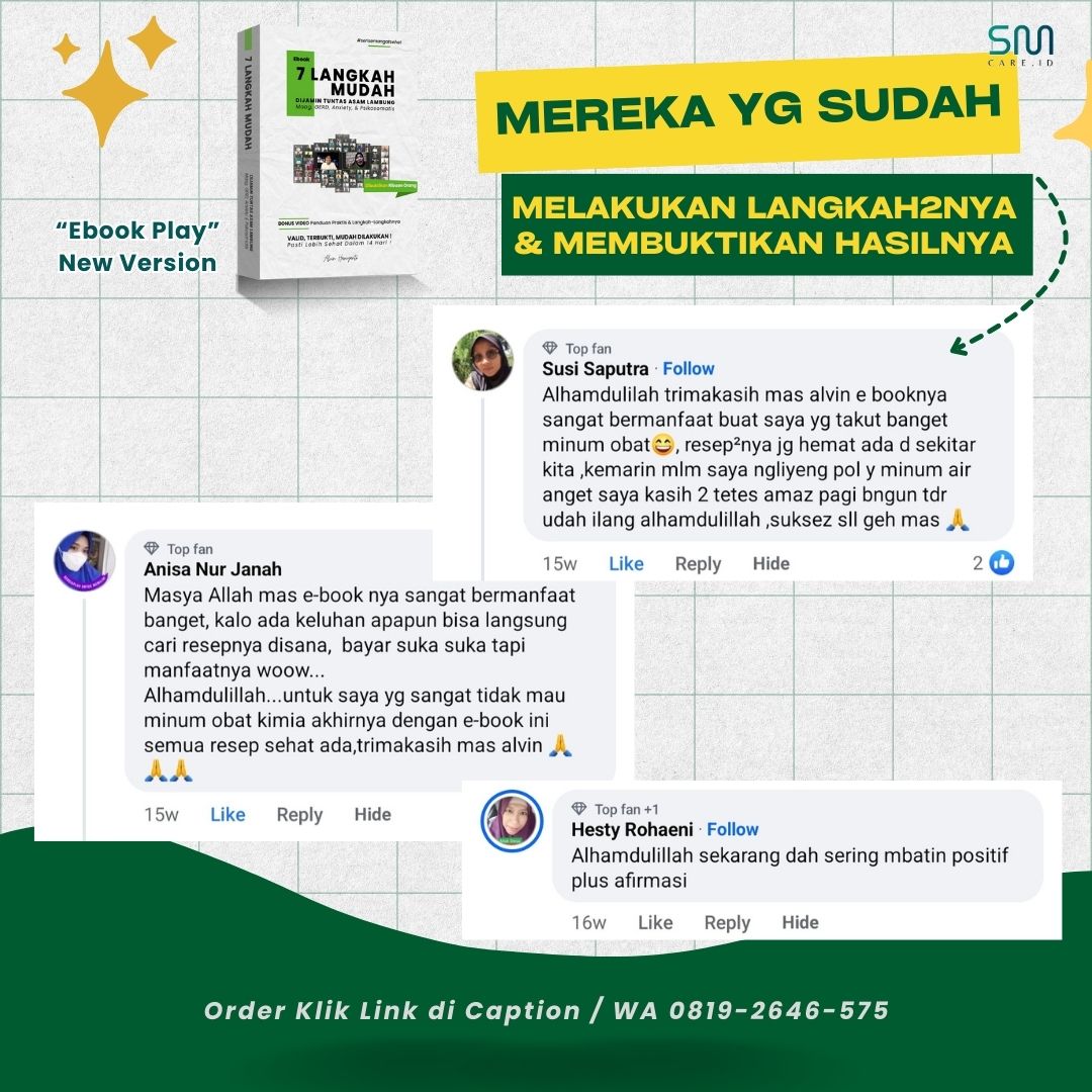 7 Langkah Mudah Tuntas Asam Lambung dkk (Ebook Play)