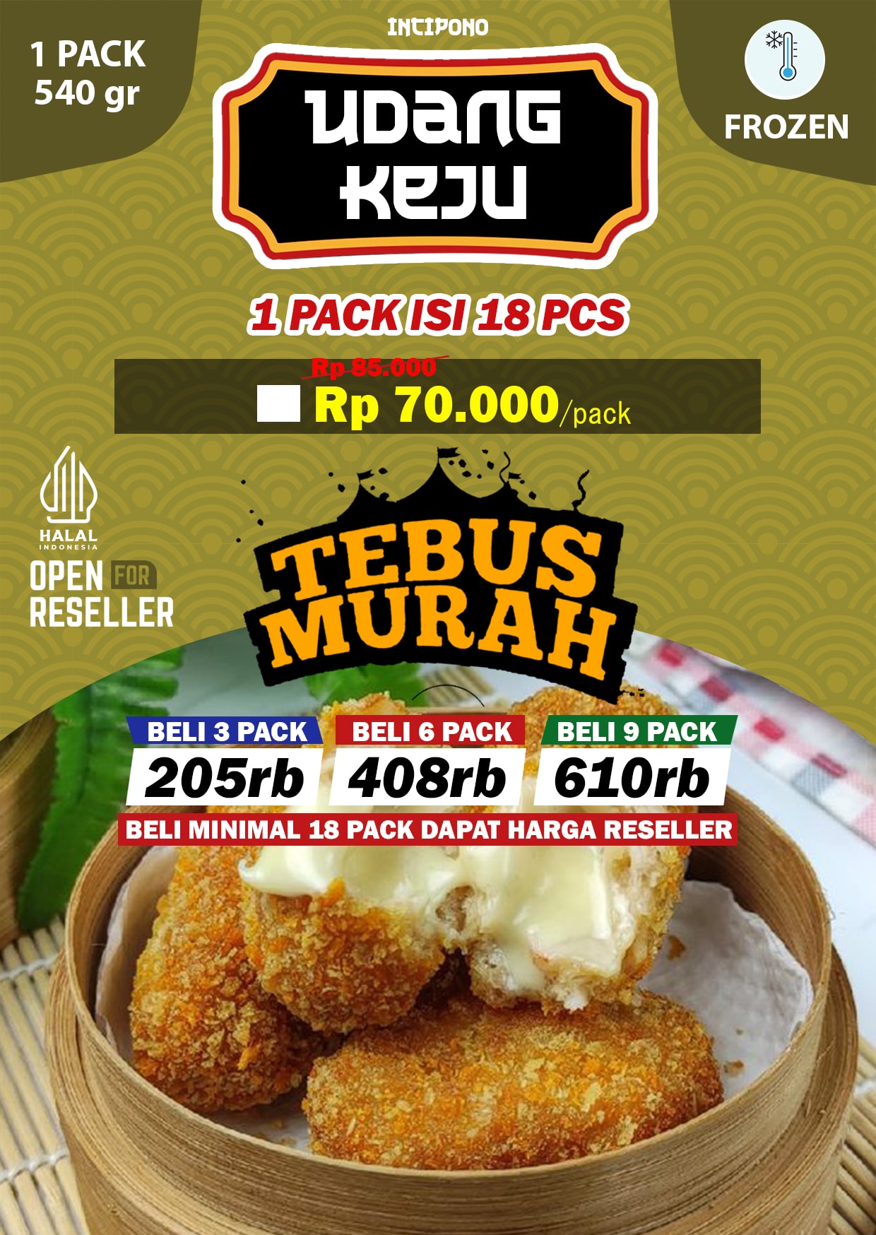 Udang Keju logo