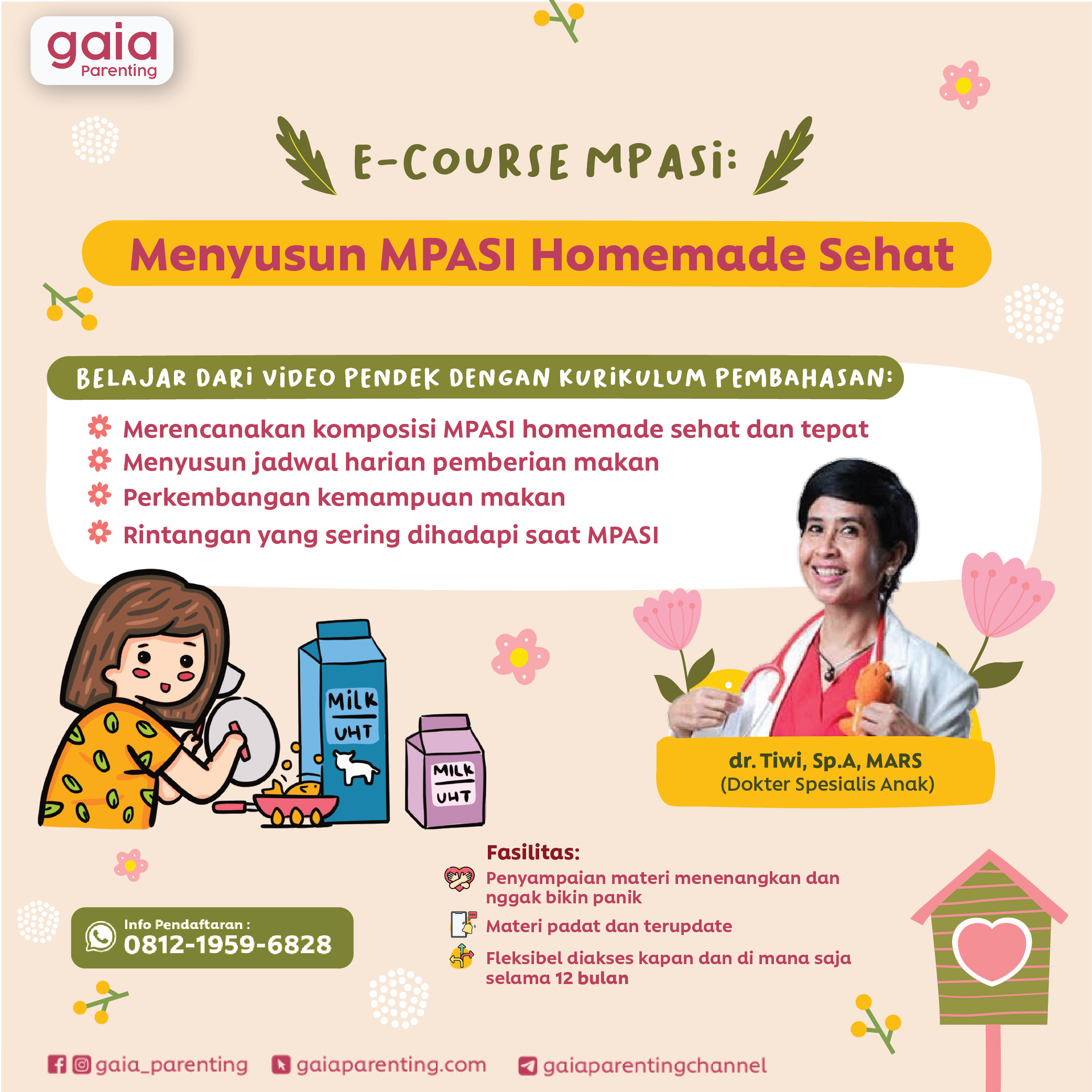 Digital Booklet Parenting Eksklusif &  E-Course Parenting GAIA