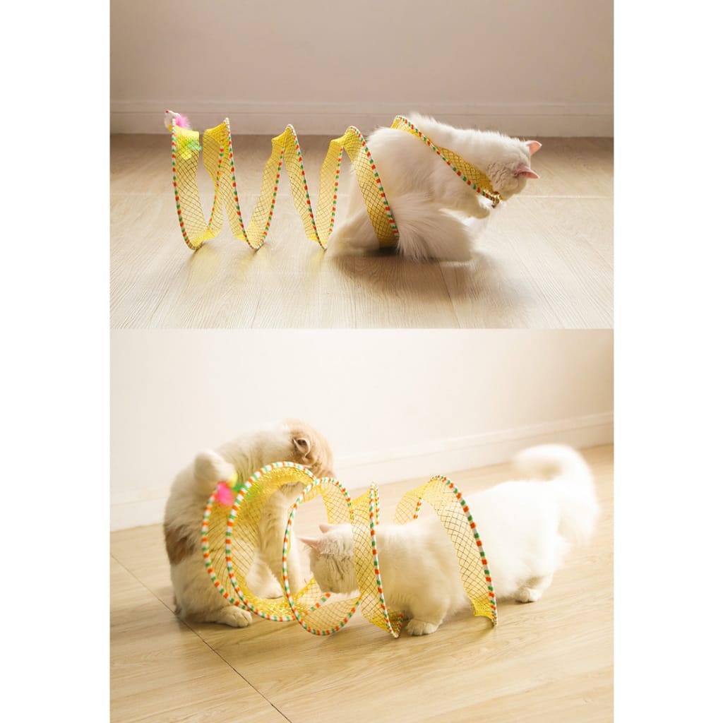 🟢HOPTUNNEL BEST FUNNY TUNNEL CAT TOYS