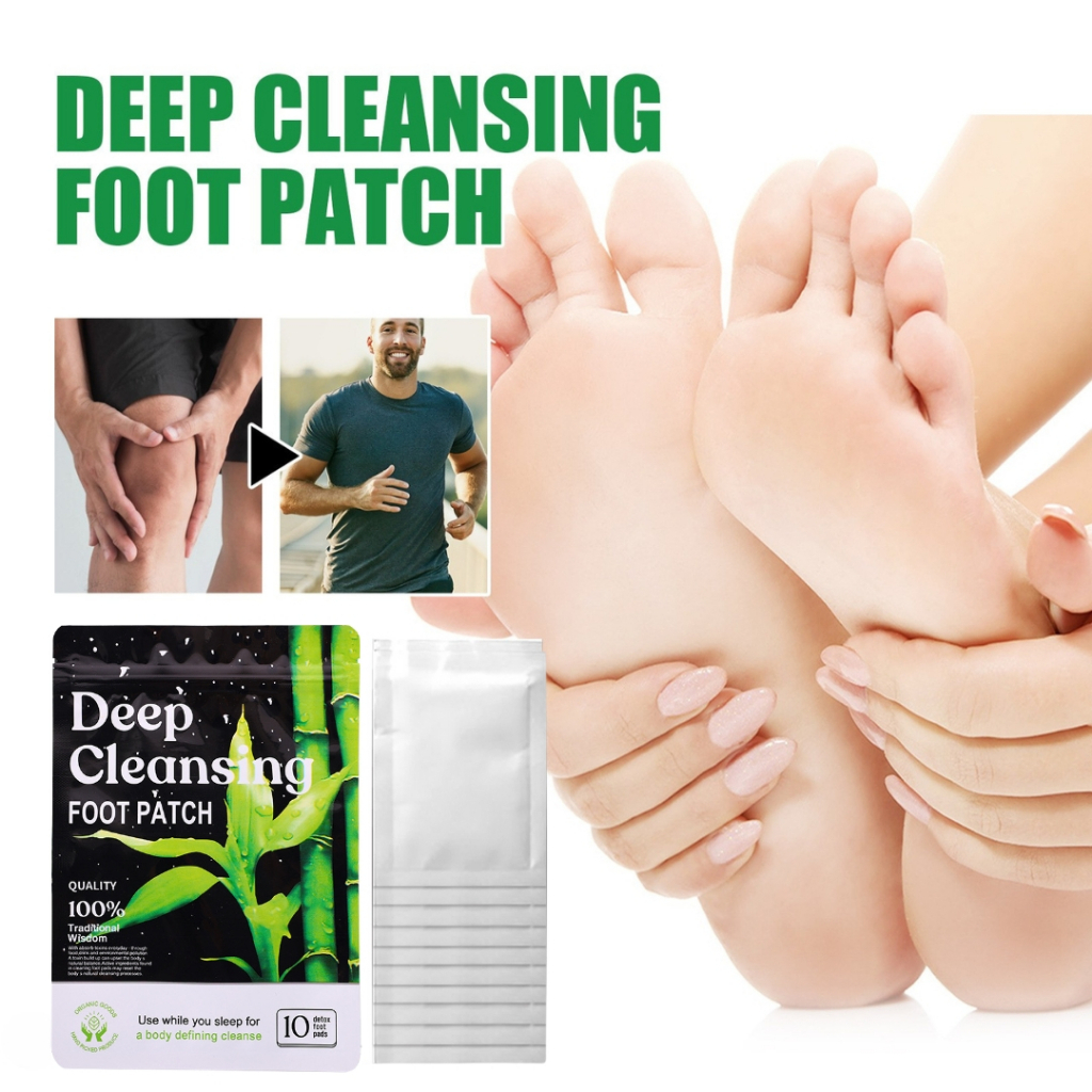 Deep Cleansing Foot Patch Koyo Detox Kaki Isi 10 Pcs