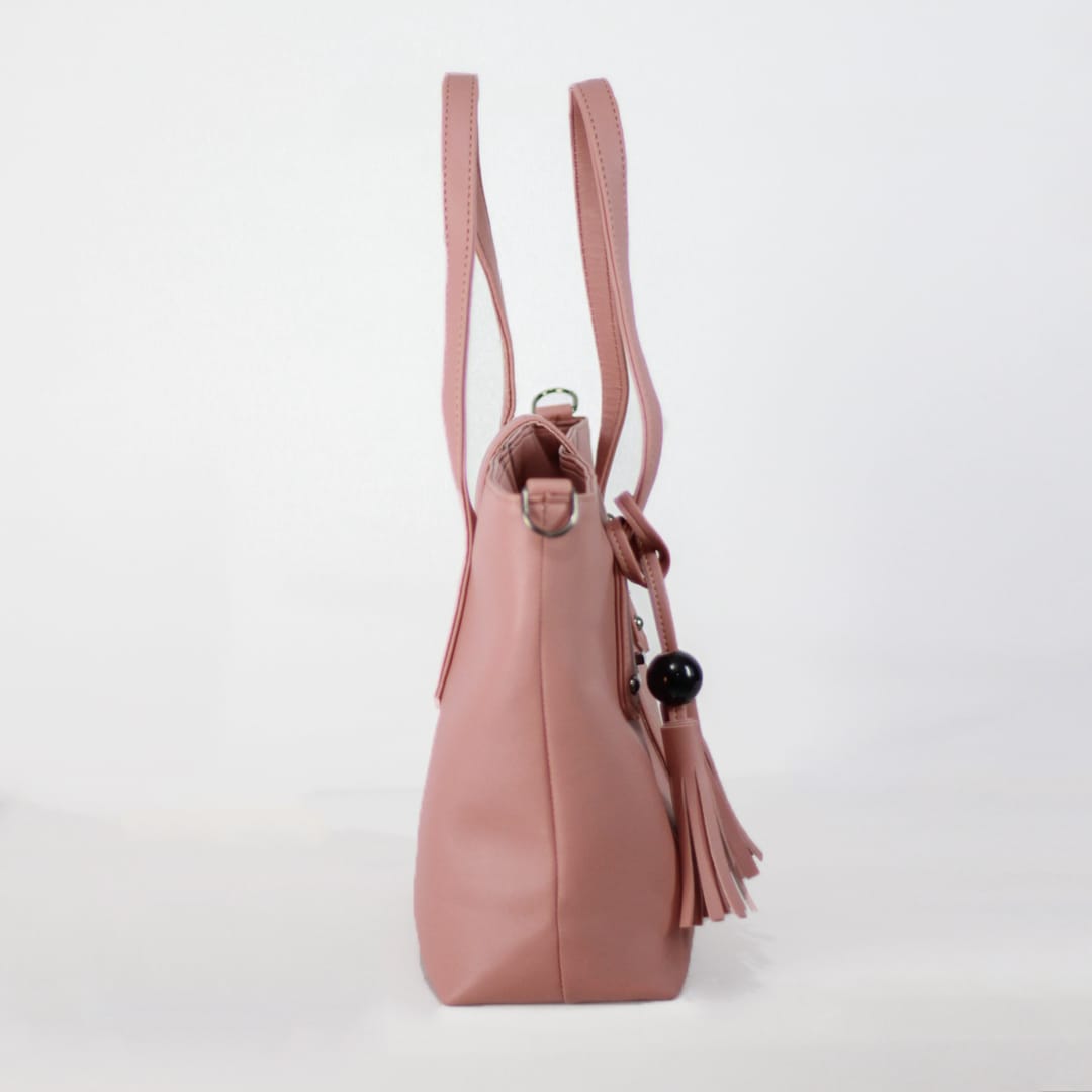 [VELICIA] Ariana Peach Tote Bag