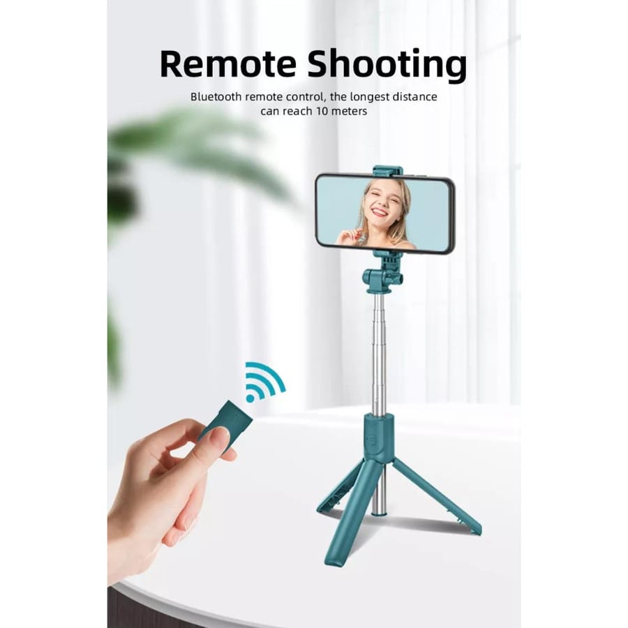 RVN Store | Tongsis Tripod Bluetooth R1 3in1 - Macaron R1 (Tanpa Lampu LED)
