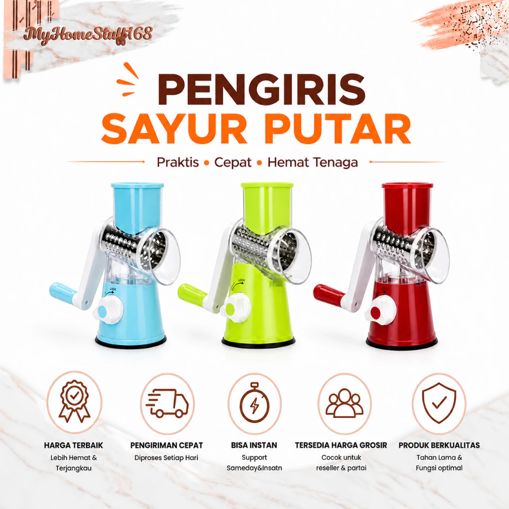 Parutan Pengiris Sayuran - Gads logo