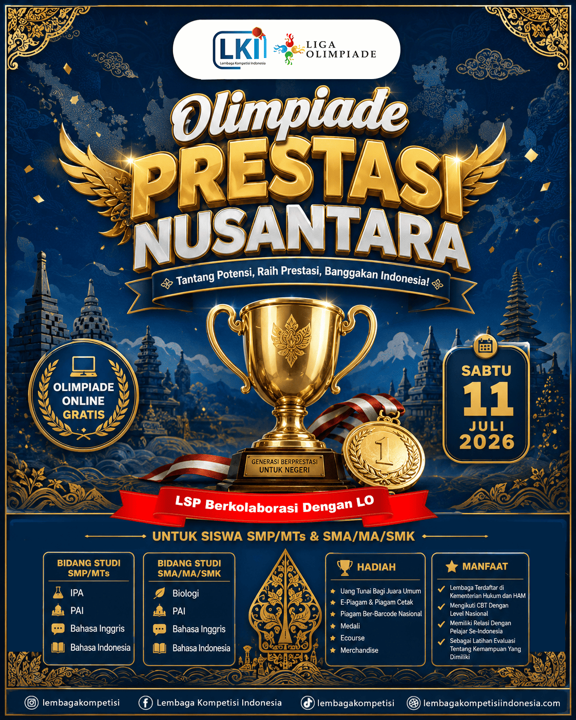 OLIMPIADE PRESTASI NUSANTARA - LKI X LO 2026 logo