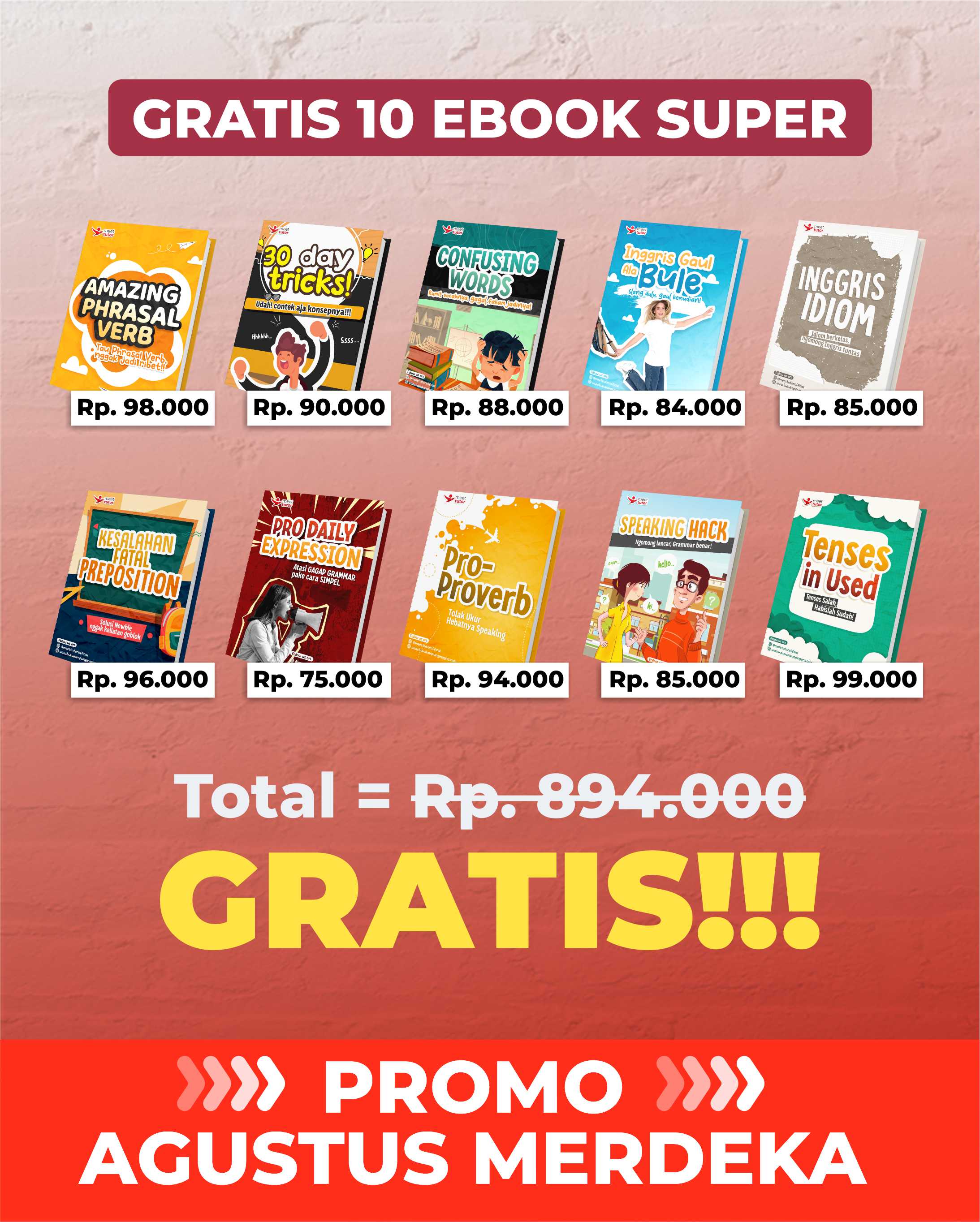 ENGLISH HACK 299 - PROMO AGUSTUS MERDEKA 2025