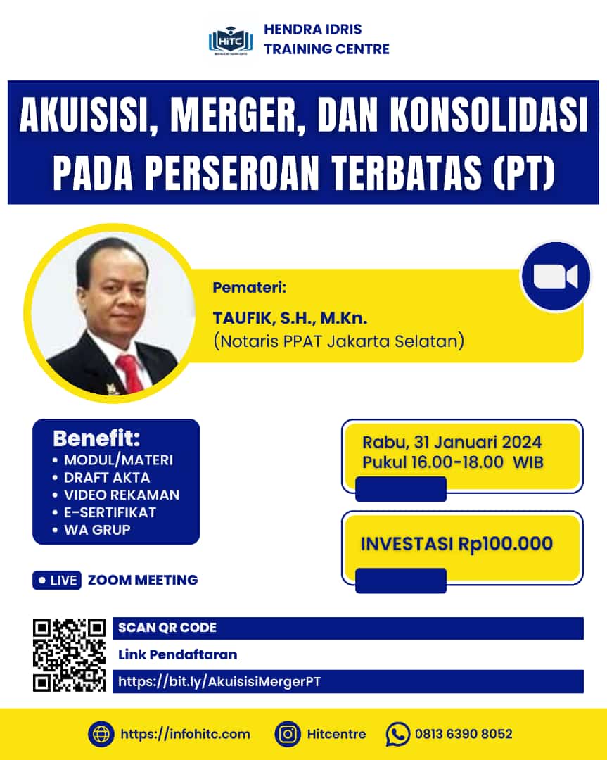 Akuisisi, Merger, dan Konsolidasi pada  Perseroan Terbatas (PT) logo