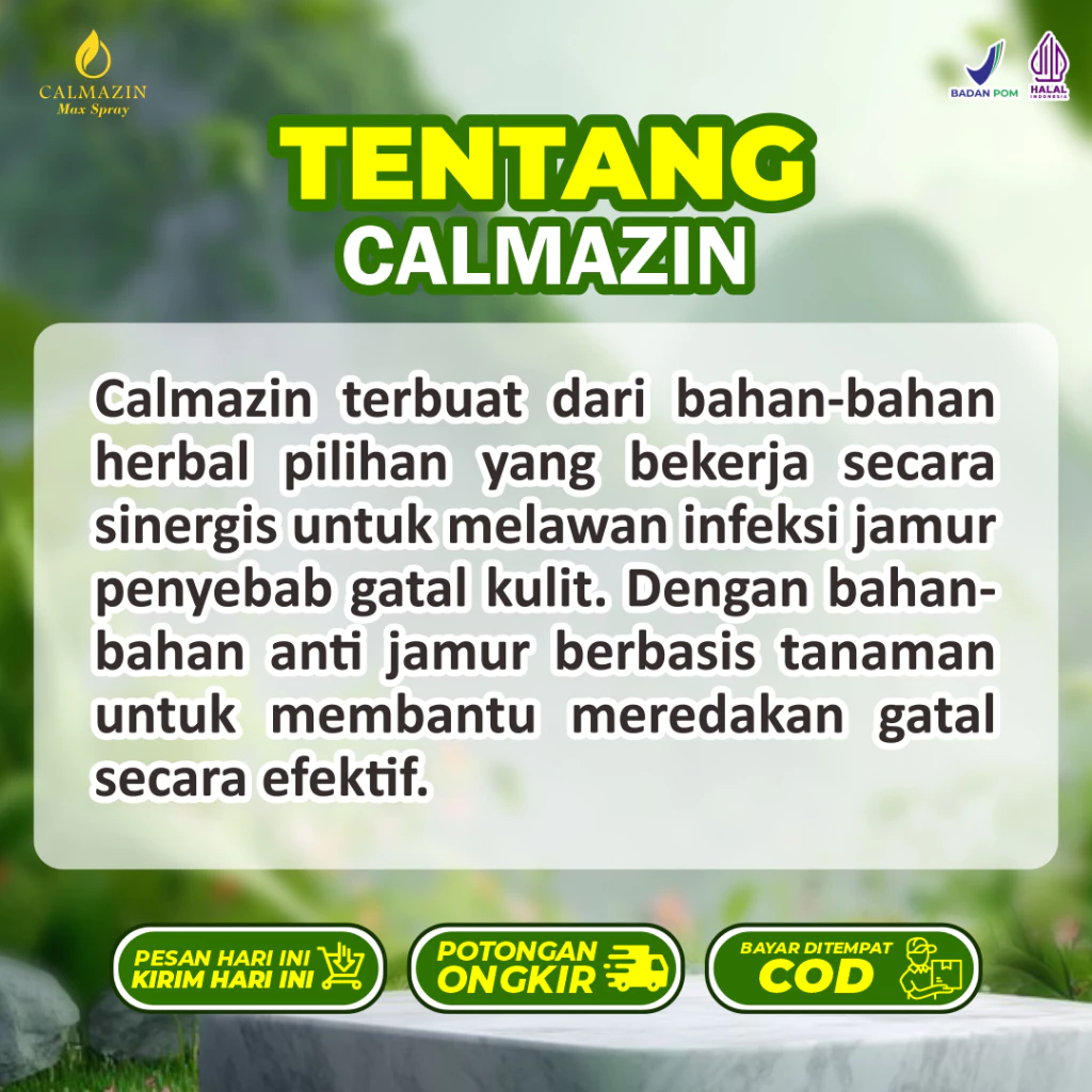 Calmazin Spray Herbal Obat Gatal