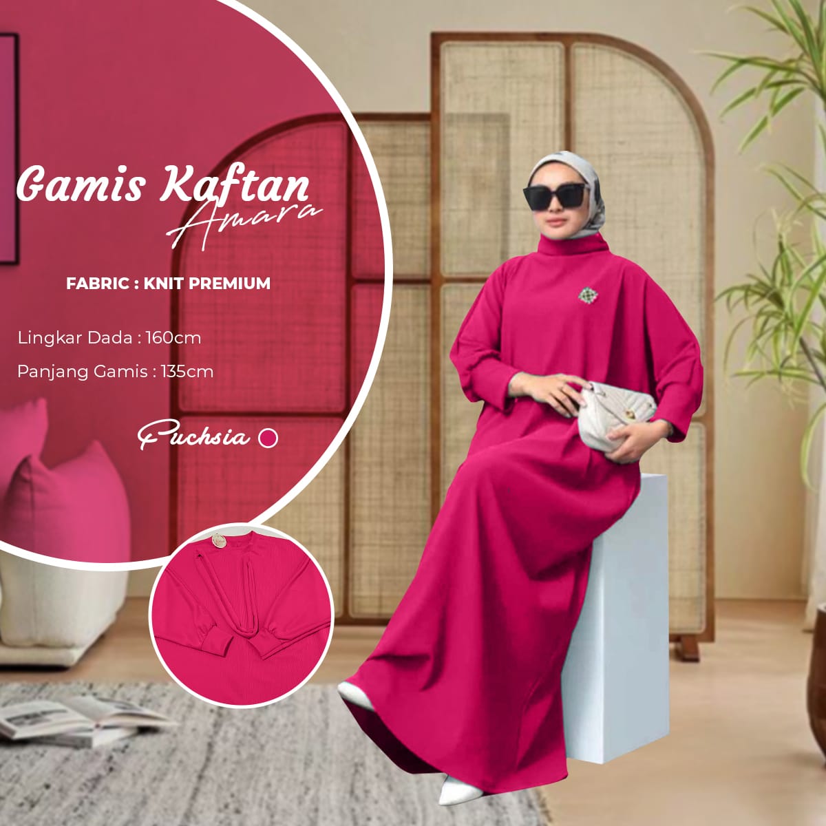 Gamis Kaftan Knit