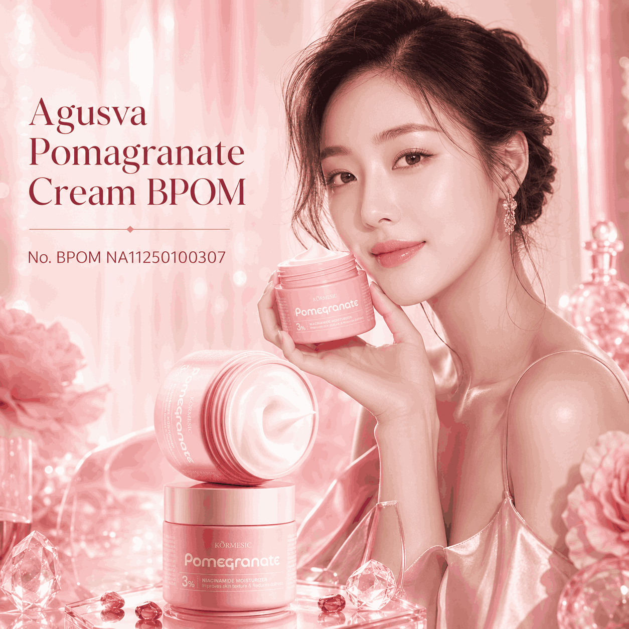 Agusva Pomagranate Cream BPOM HR62-37 logo