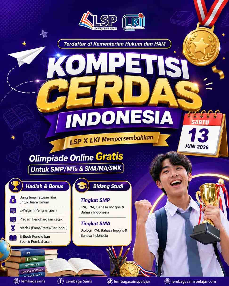 KOMPETISI CERDAS INDONESIA 2026 (LSP) logo