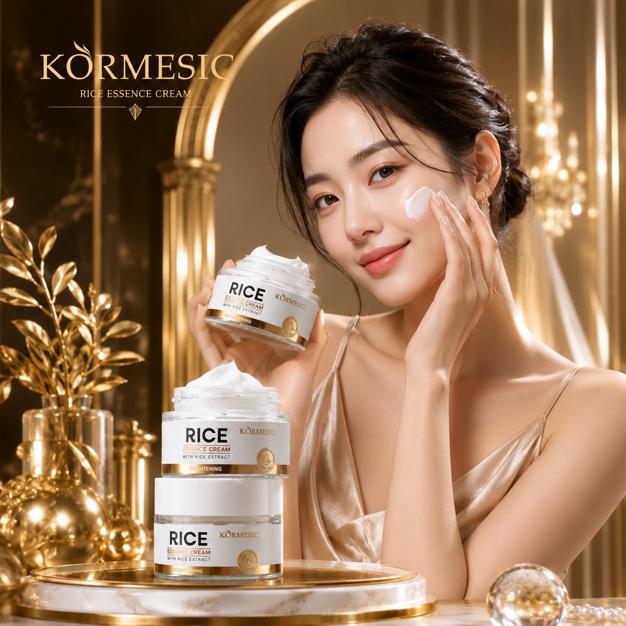Komevia Rice Glow Cream BPOM HR62-J60 logo
