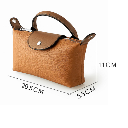 Leather Casual Clutch