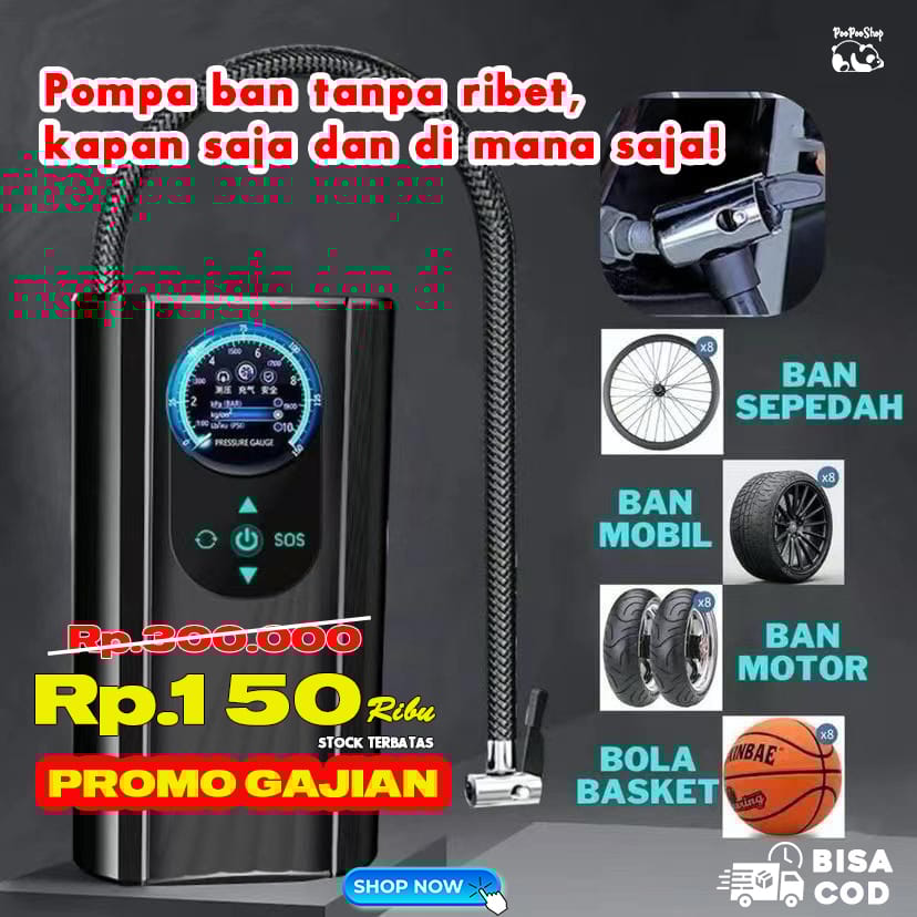 Pompa Ban Mobil dan Motor Mini Pompa Angin logo