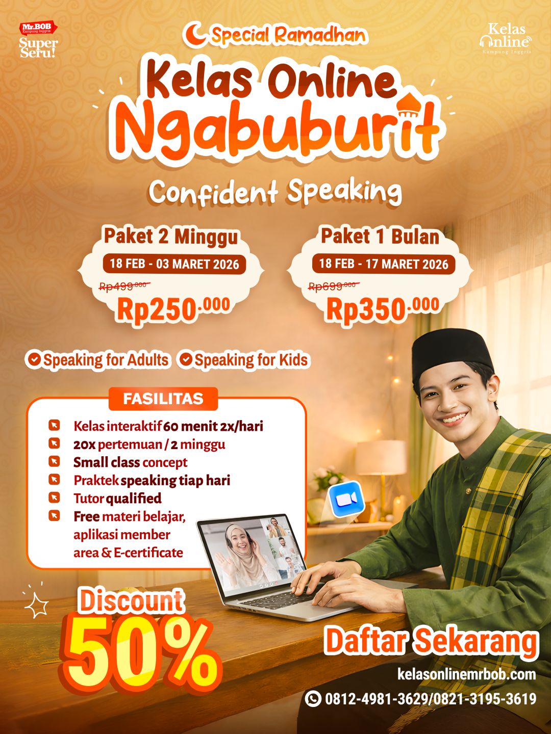 Kelas Online Ngabuburit - speaking 2026 logo