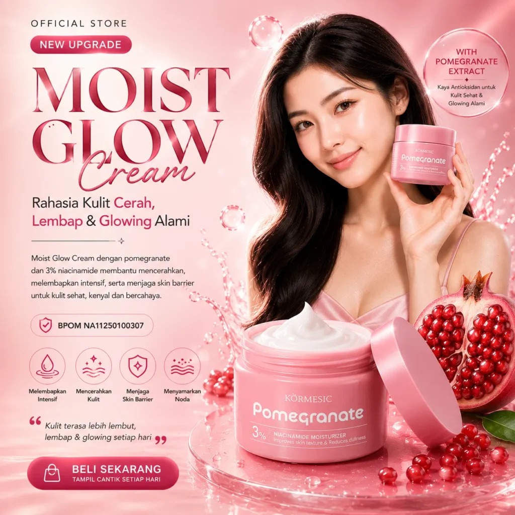 KORMESIC Pomegranate Moisturizer dd hk 9 logo