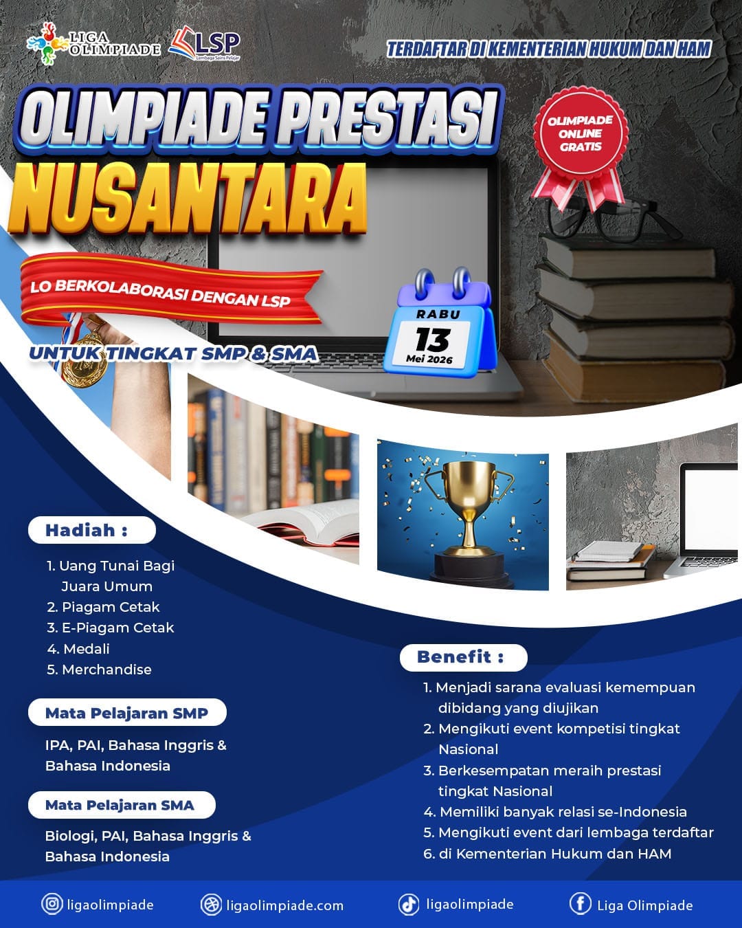 OLIMPIADE CENDIKIA NUSANTARA 2026 logo