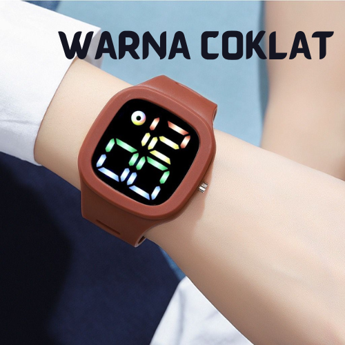 JAM TANGAN LED PRIA WANITA  PREMIUM TAHAN AIR