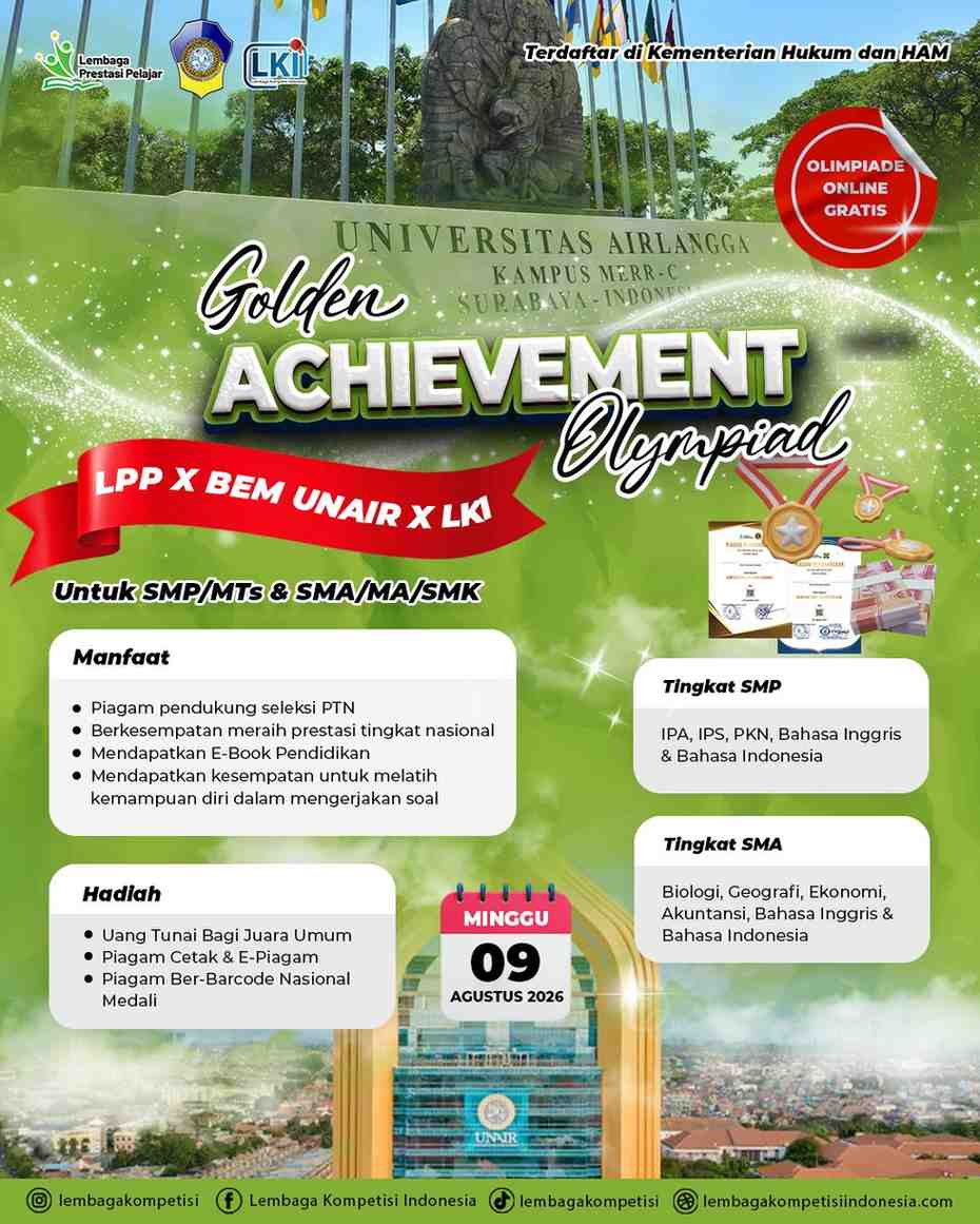 GOLDEN ACHIEVEMENT OLYMPIAD [LPP] logo