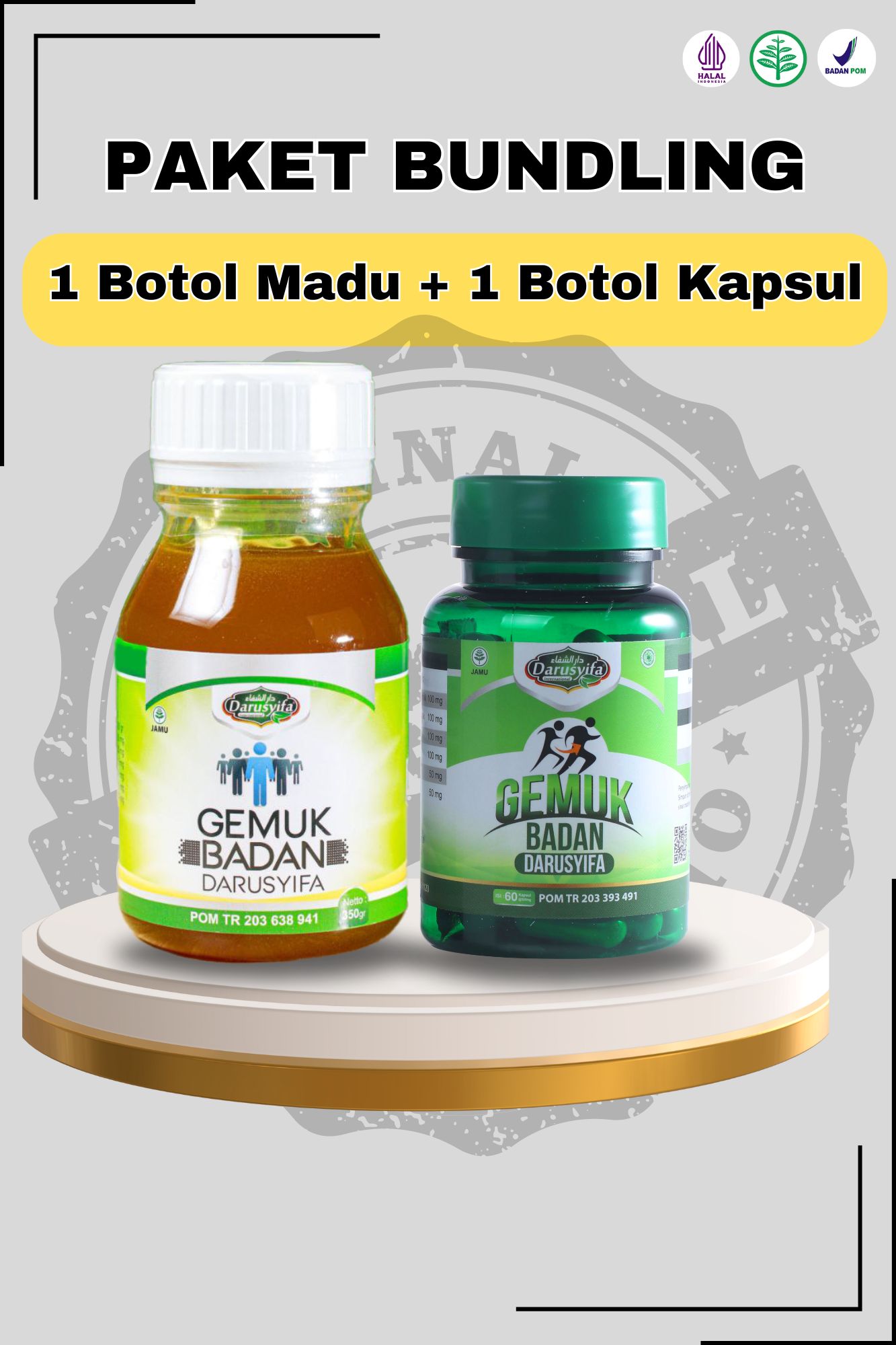 Kapsul + Madu Gemuk logo