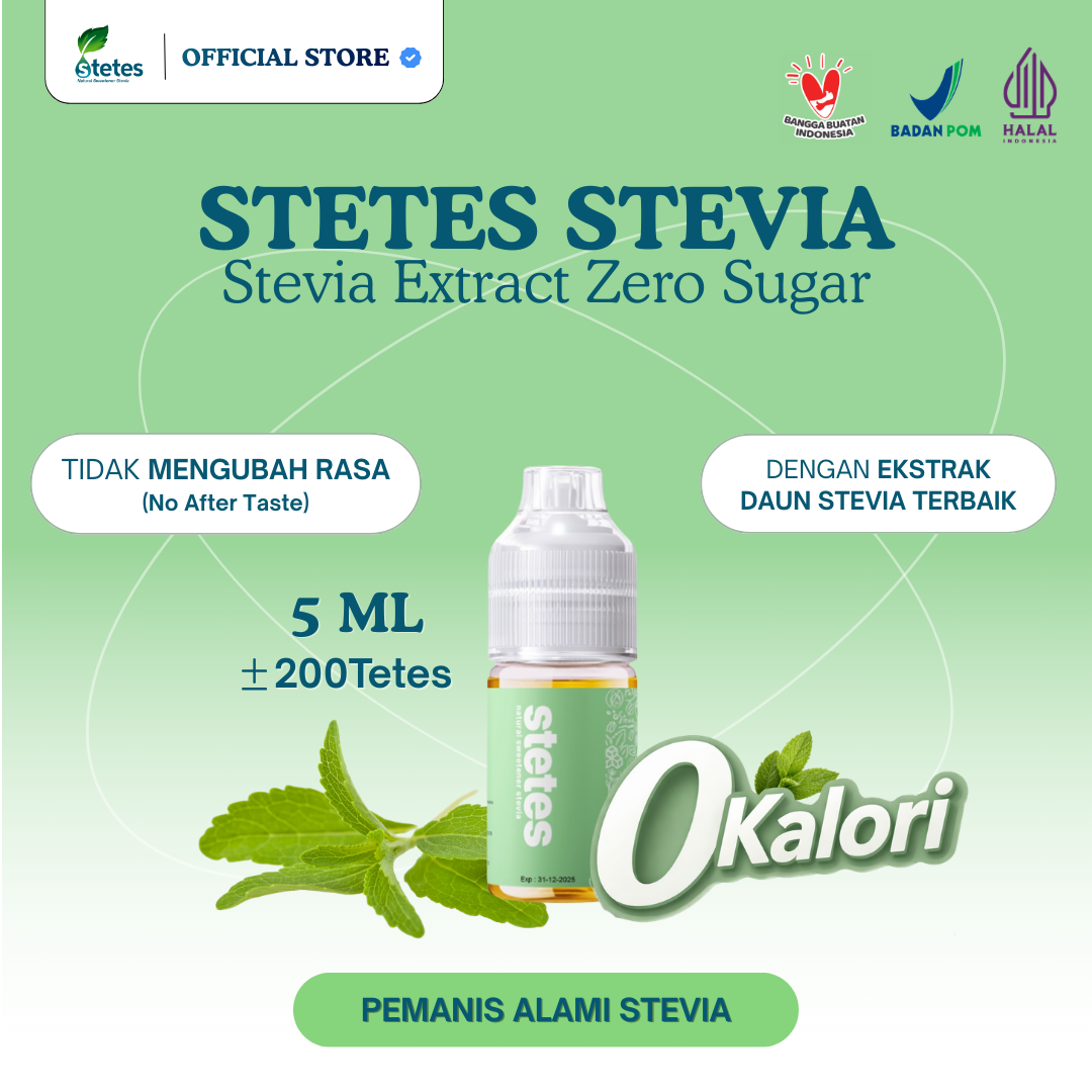 STETES stevia Natural Sweetener 5ml logo
