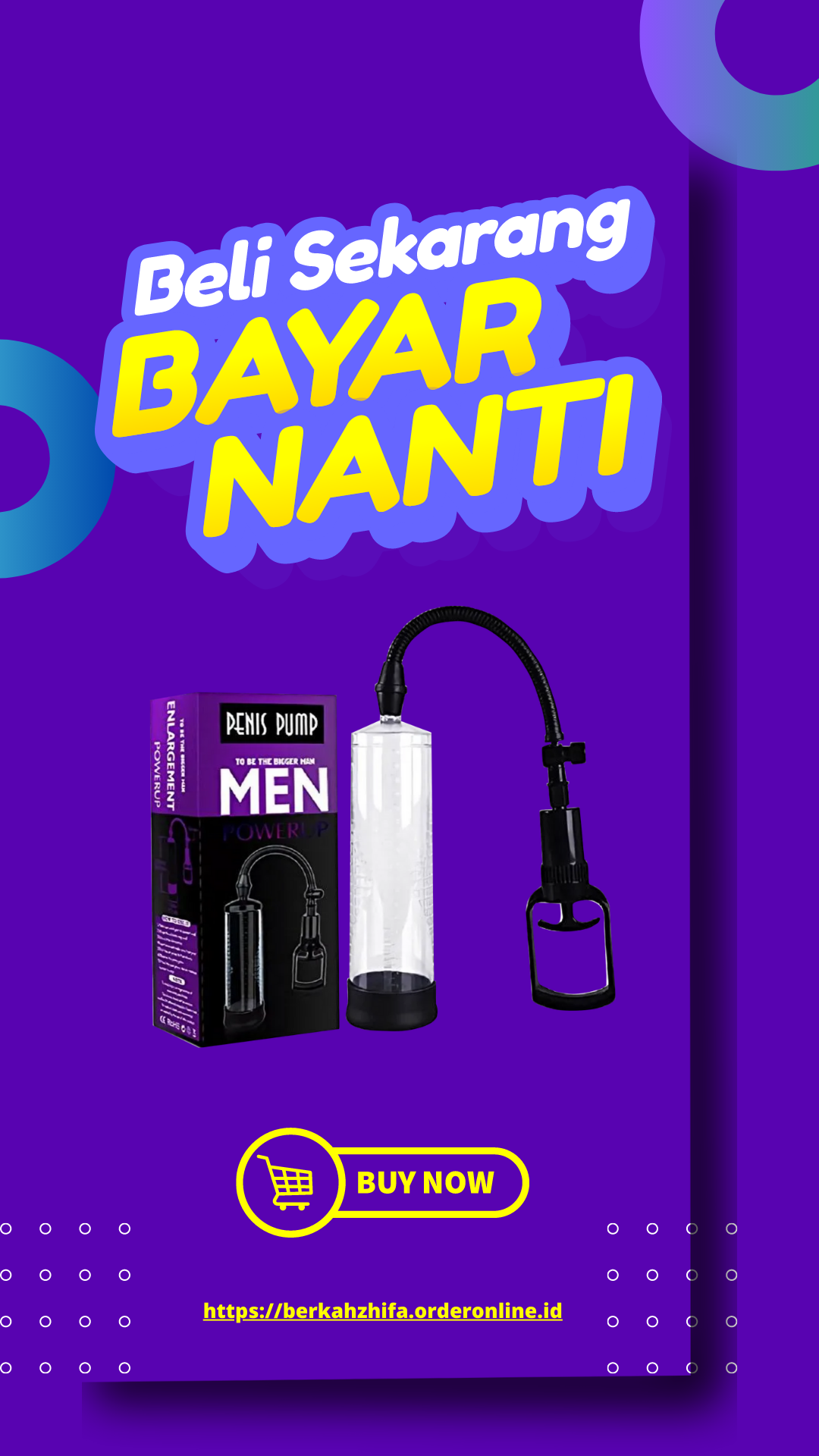 Vakum PeniPump Pompa Pembesar Alat Vital-paket lengkap