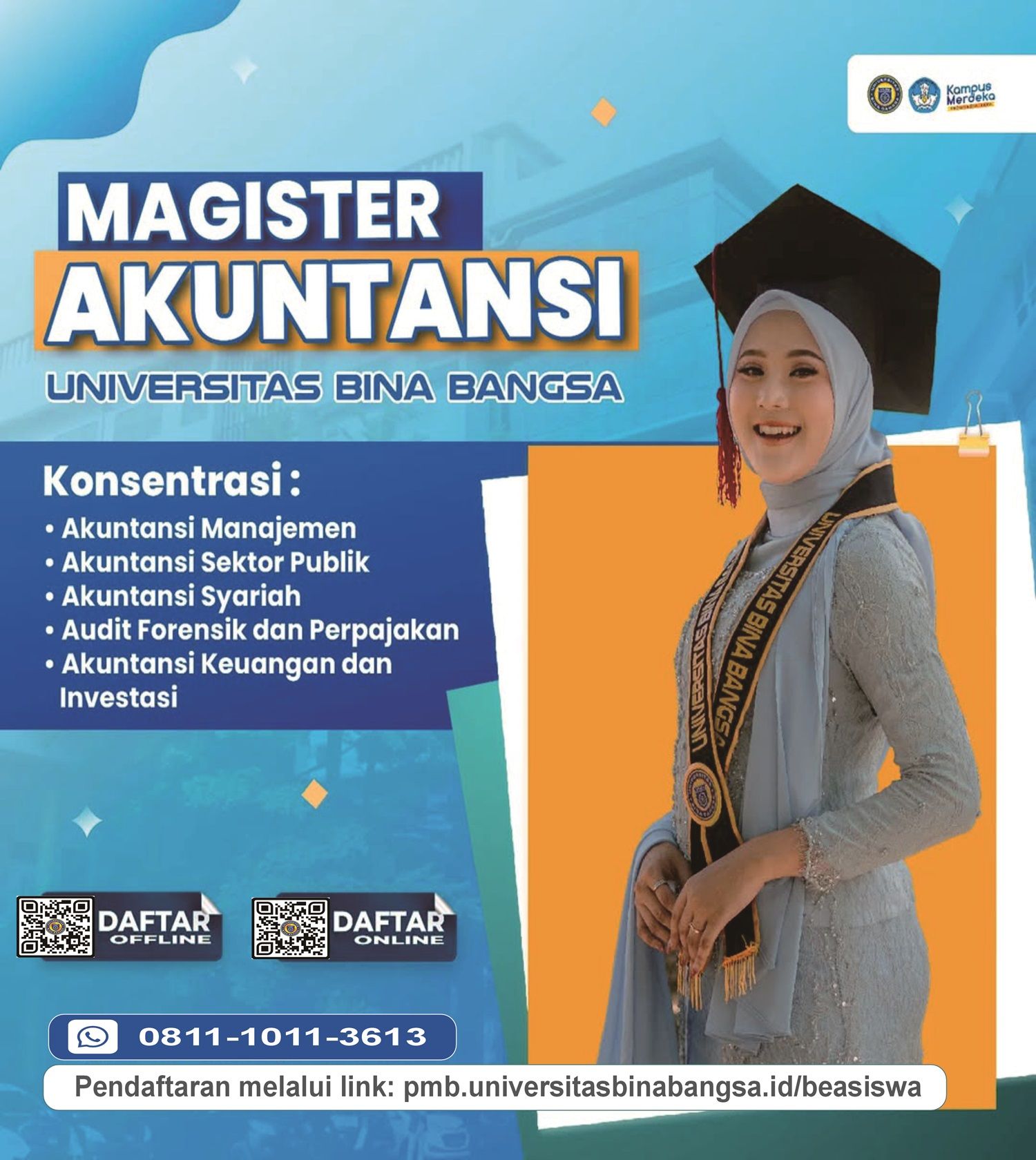 Program Subsidi Beasiswa Pendidikan Program Pascasarjana Universitas Bina Bangsa