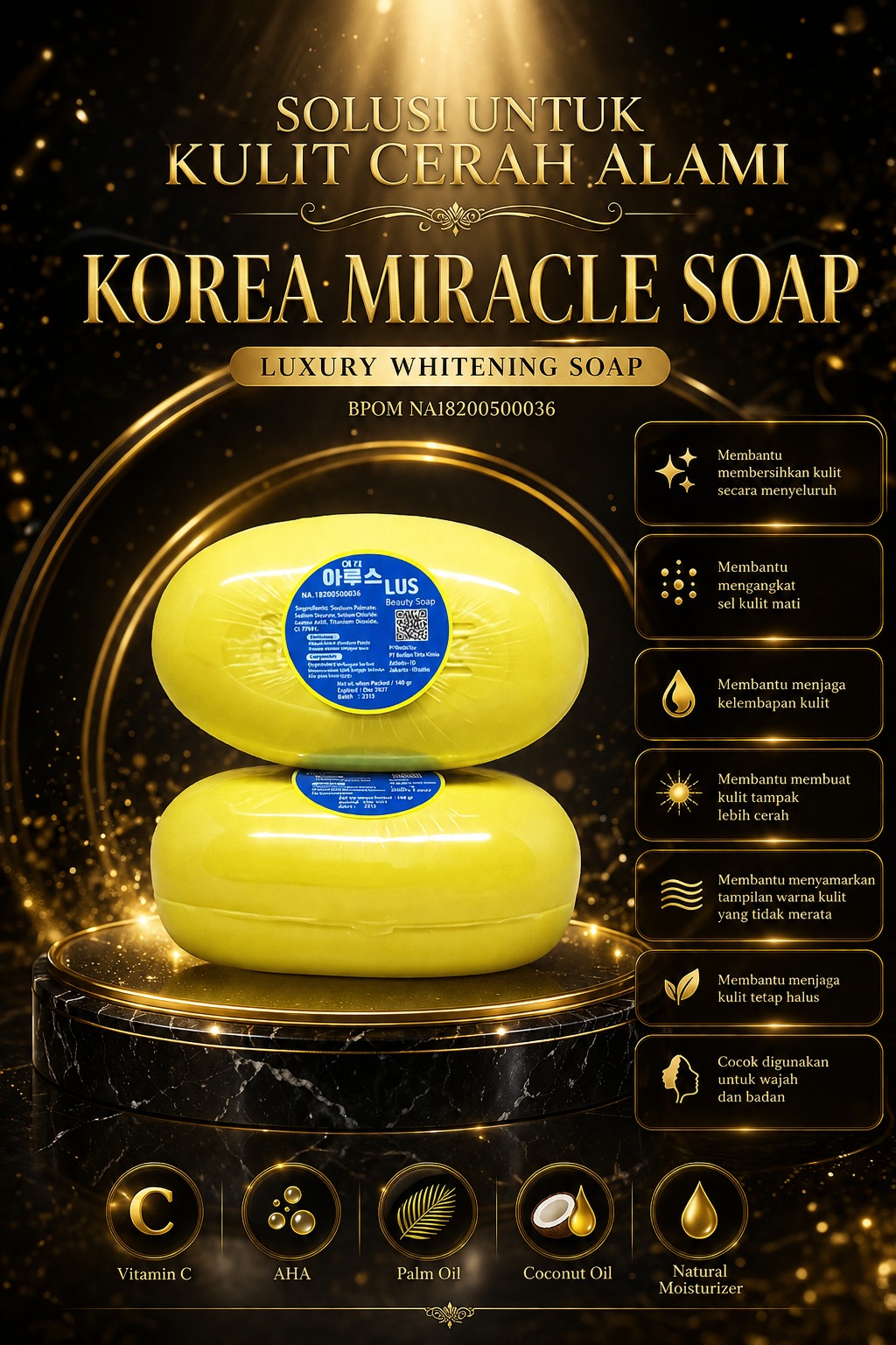 Korea Miracle Soap BPOM JJ01 logo