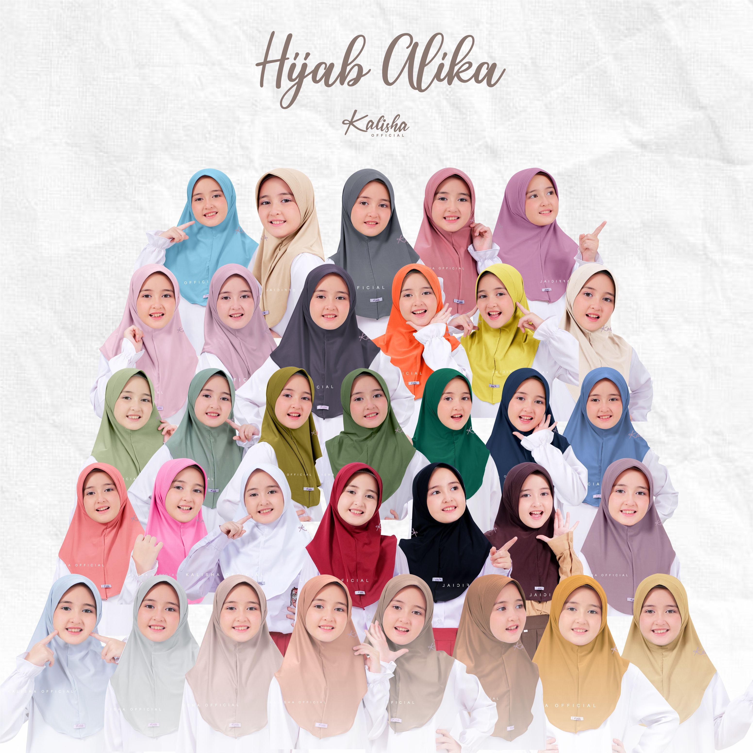hijab bergo hamidah jersey