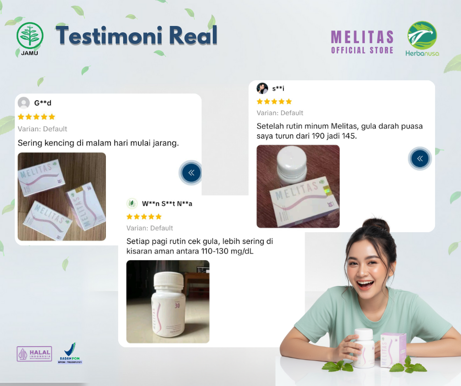 Melitas 30 Kapsul + BONUS Panduan Porsi Makan, Gerak & Kebiasaan Harian