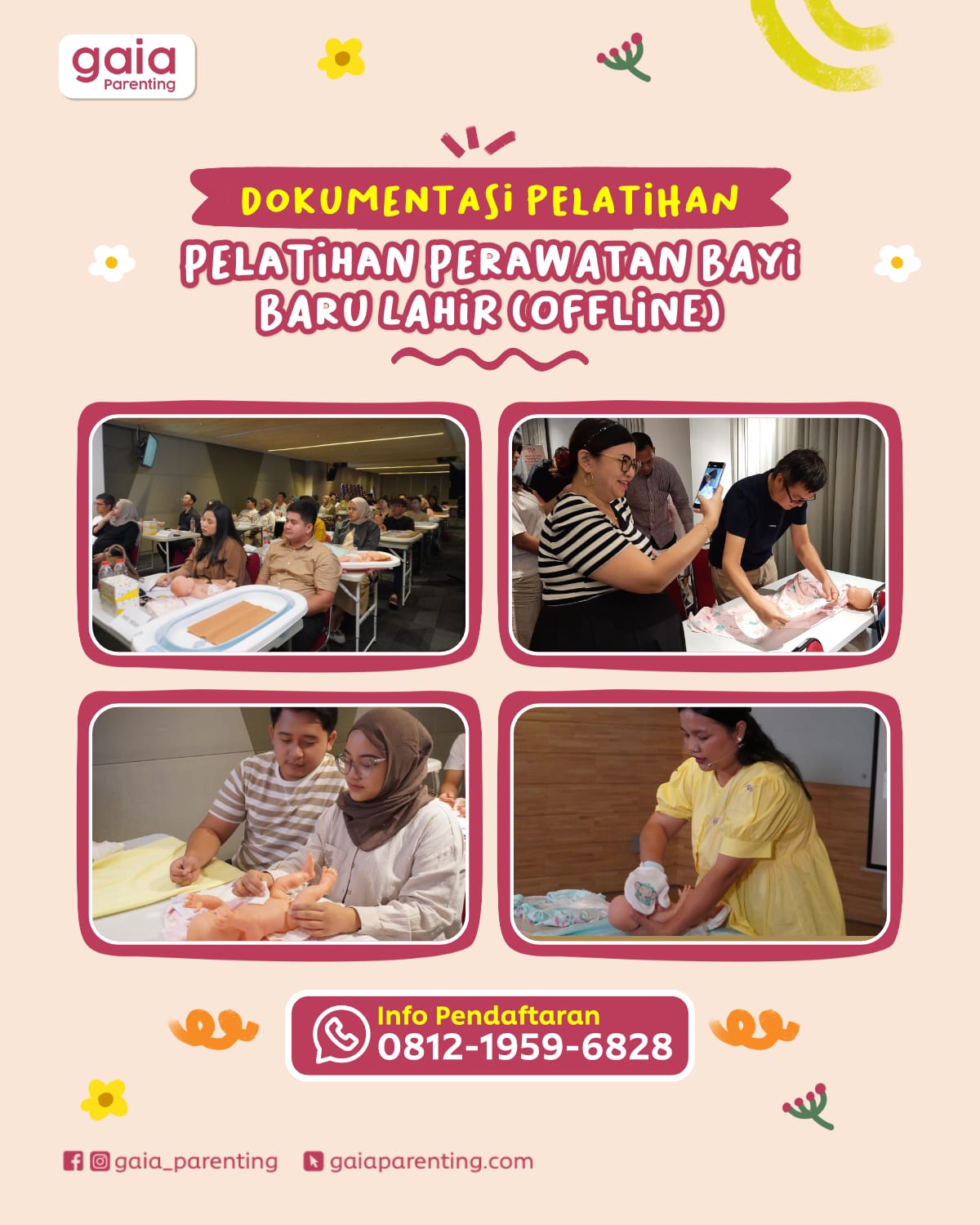 Pelatihan Bayi Baru Lahir untuk Orang Tua Pemula Full Day AB