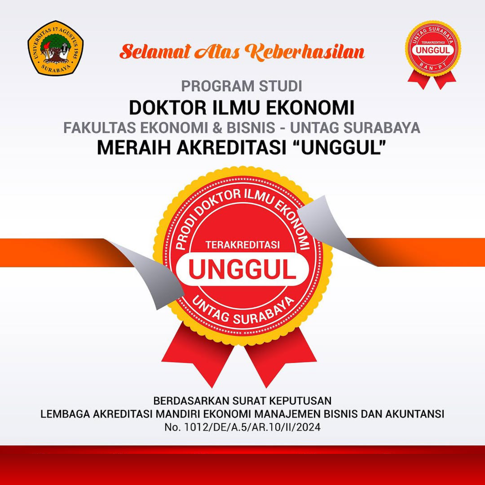 Program Doktor UNTAG Surabaya