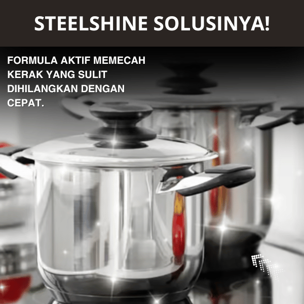 STEELSHINE (Pembersih Kerak, Minyak dan Noda Membandel) logo