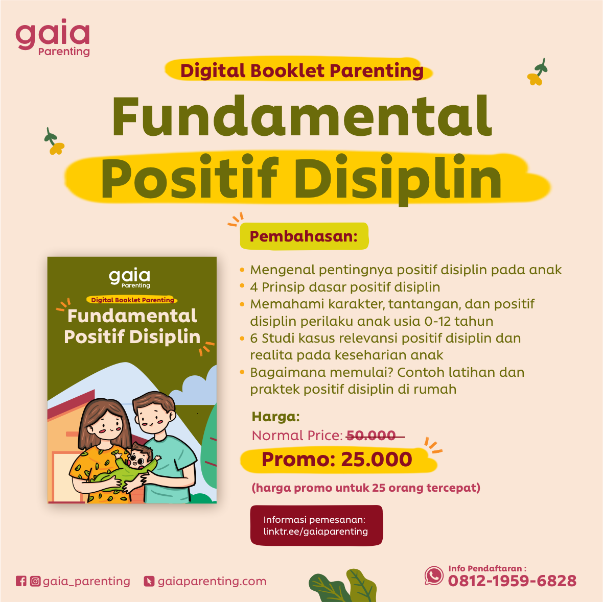 Digital Booklet Parenting Eksklusif &  E-Course Parenting GAIA