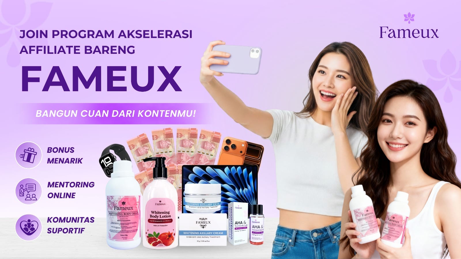 Fameux Program Akselerasi Affiliate | BBC250-BSO SF logo