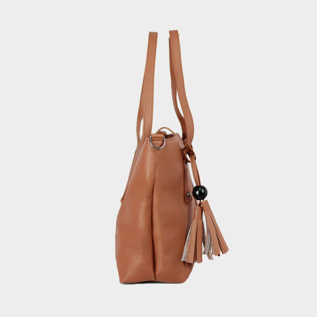 [VELICIA] Ariana Brown Tote Bag