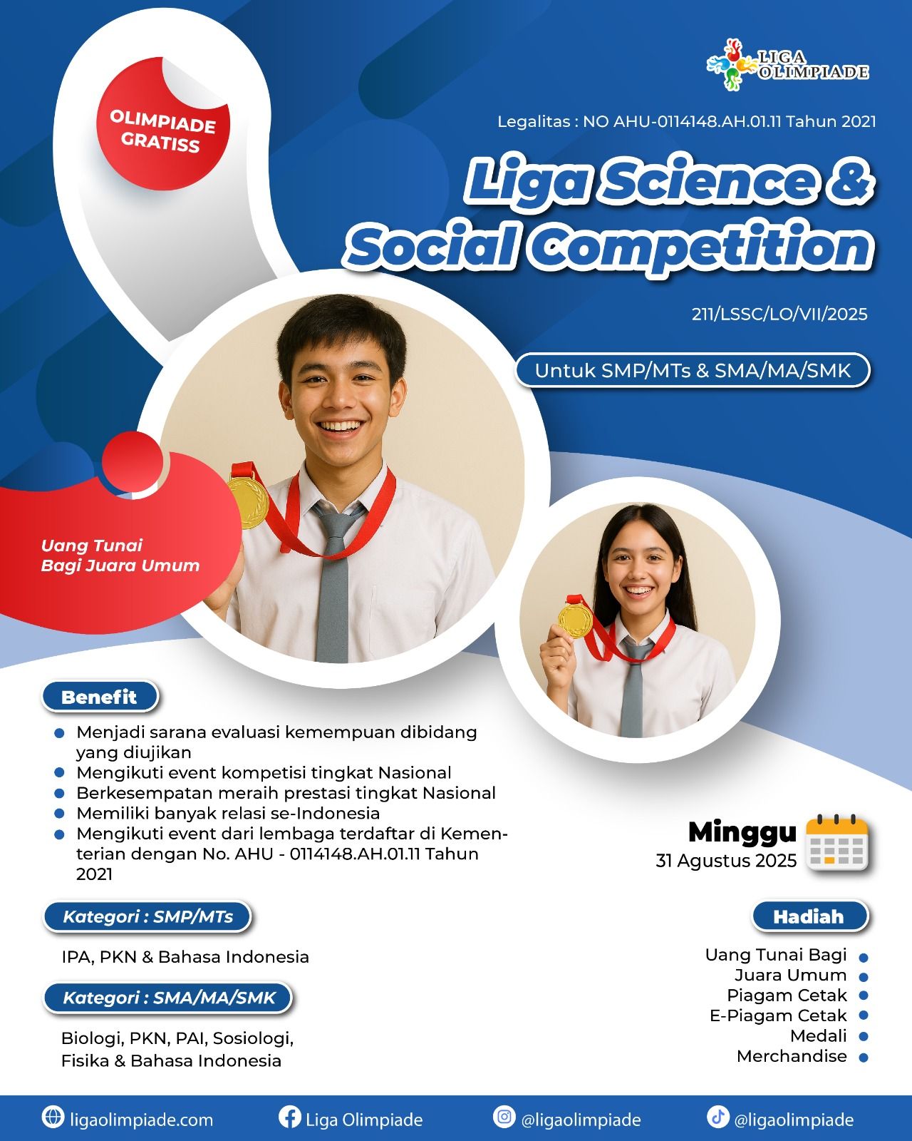 LIGA SCIENCE & SOCIAL COMPETITION logo