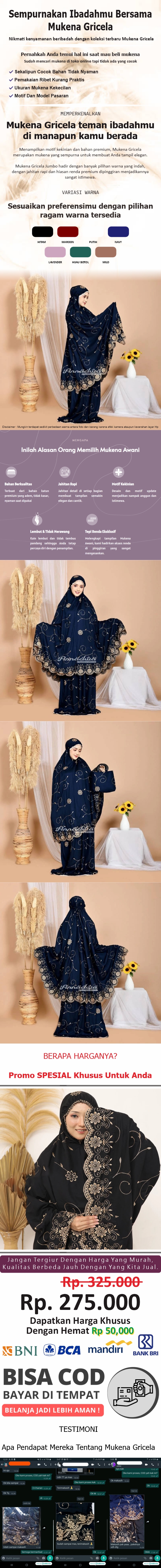 MUKENA GRICELA BORDIR PREMIUM logo