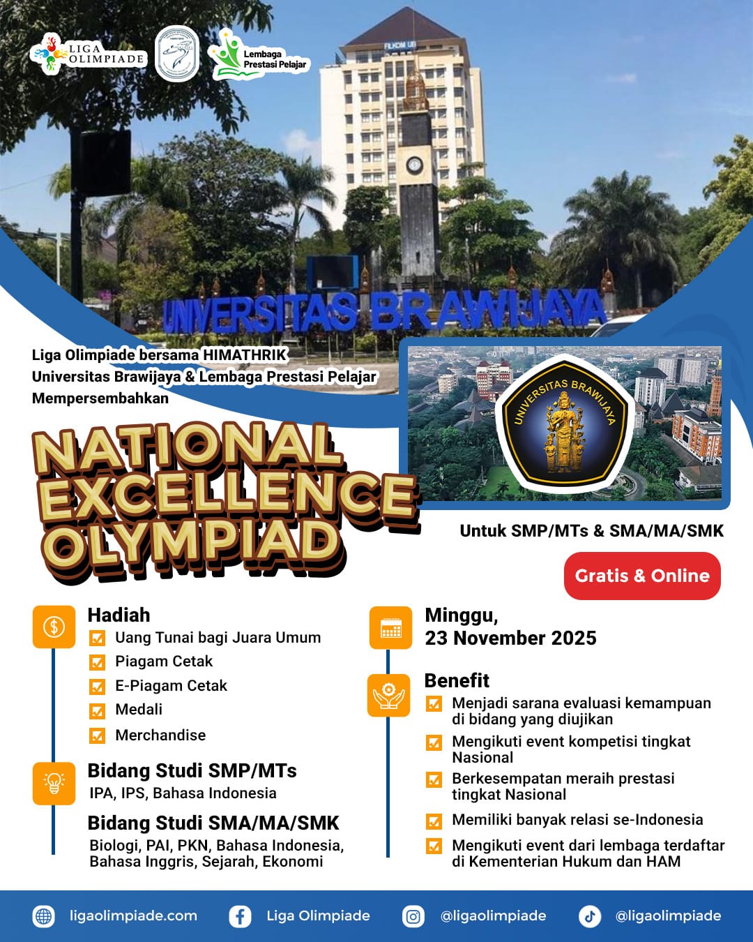 NATIONAL EXCELLENCE OLYMPIAD 2025 logo