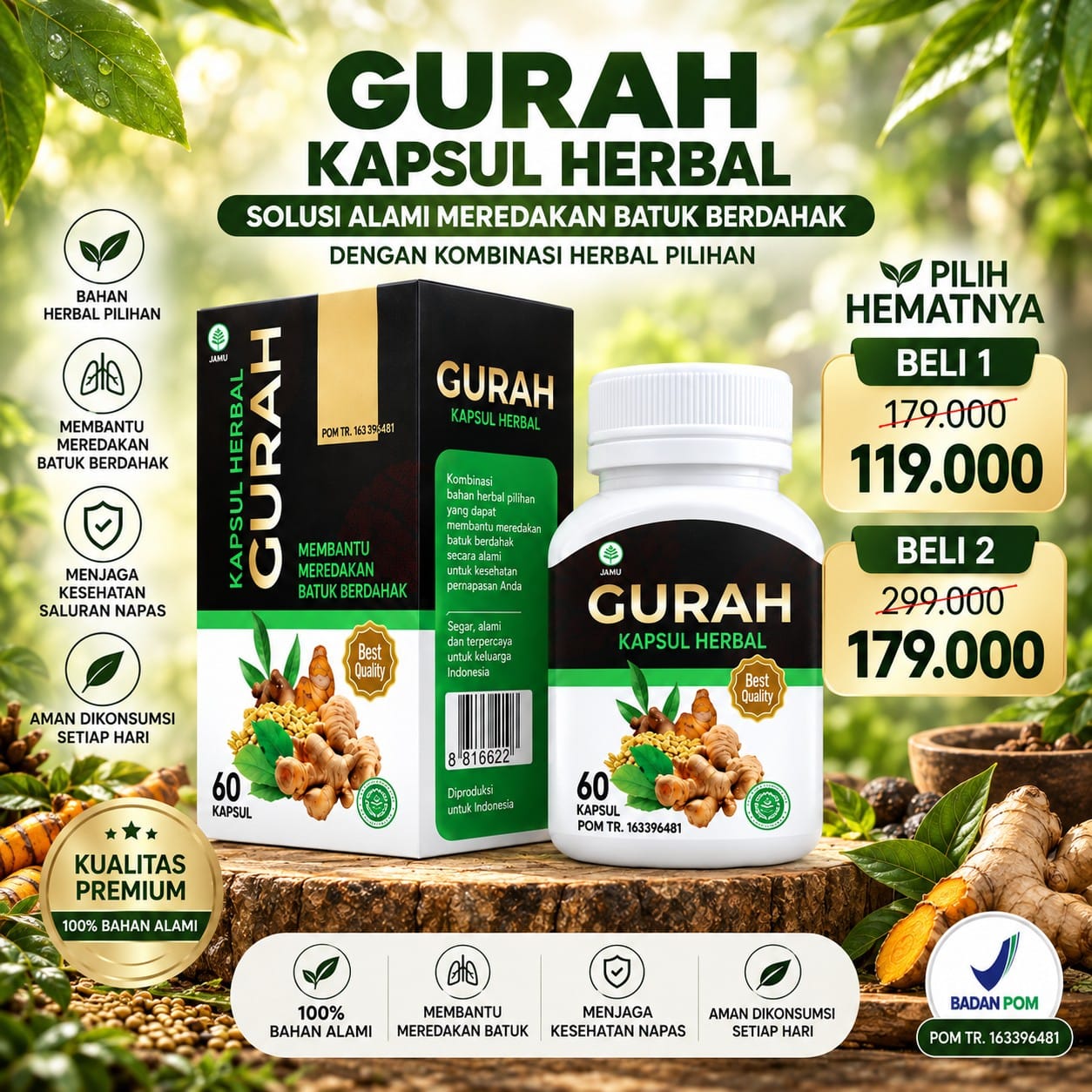 KAPSUL HERBAL GURAH MT RQ1 logo