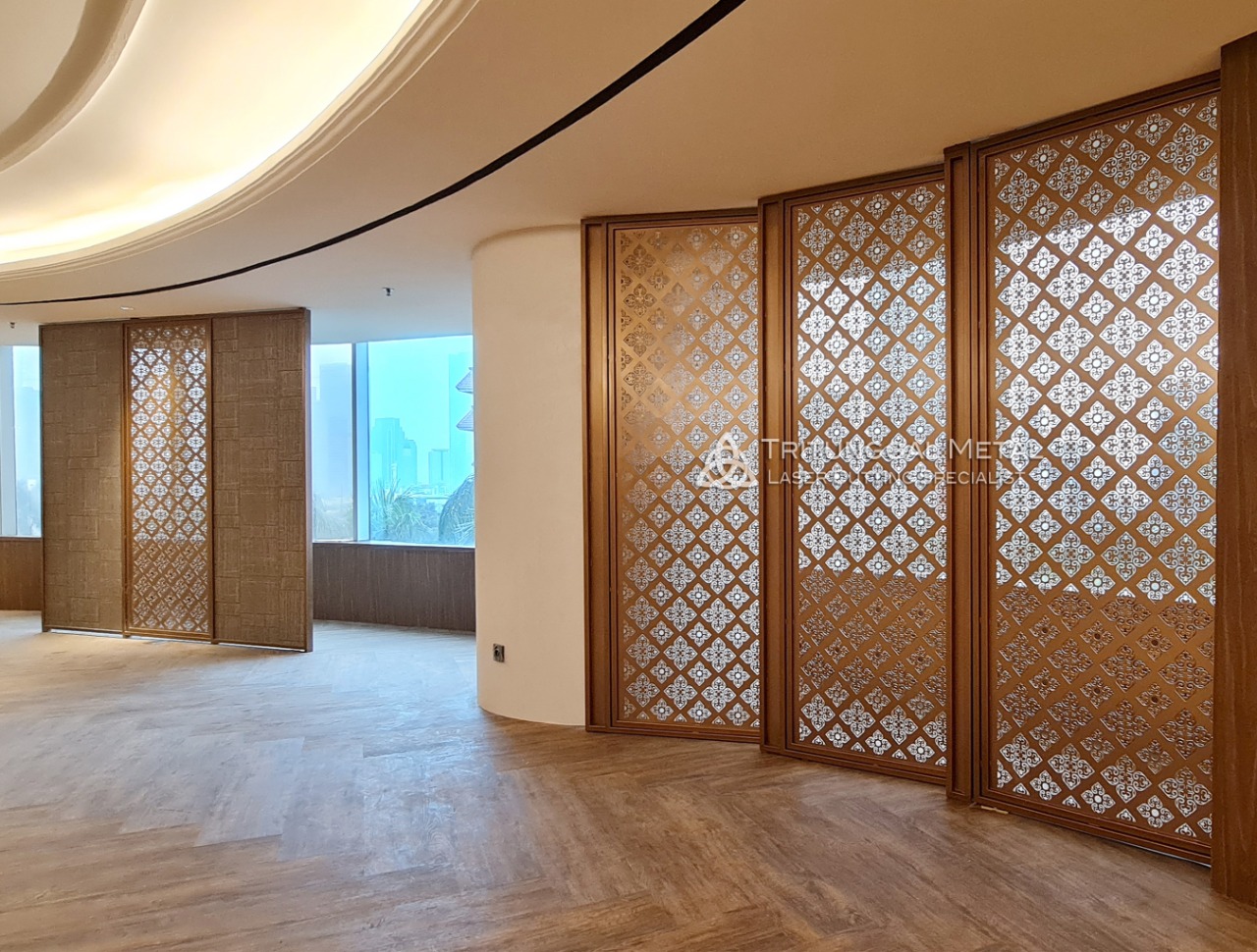 partisi laser cutting logo