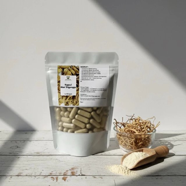 Kapsul Akar Srigunggu Original 100% Herbal - GG GM logo