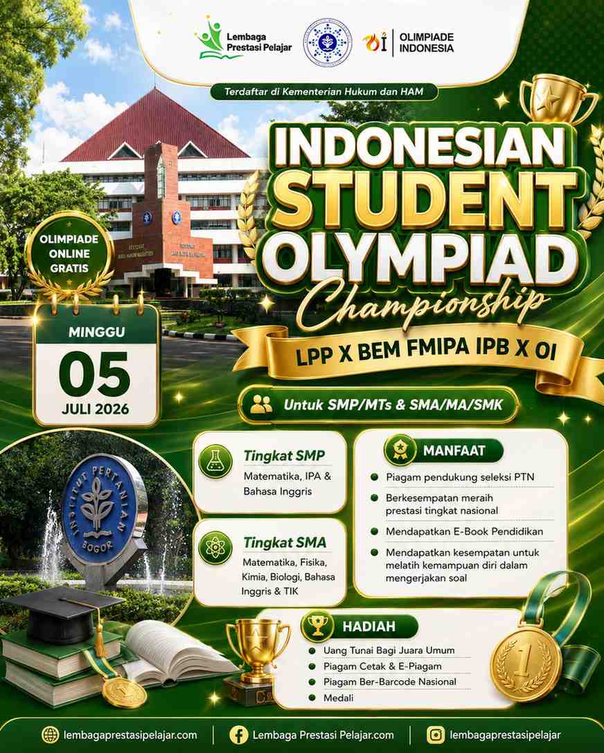 INDONESIAN STUDENT OLYMPIAD CHAMPIONSHIP [LPP] logo