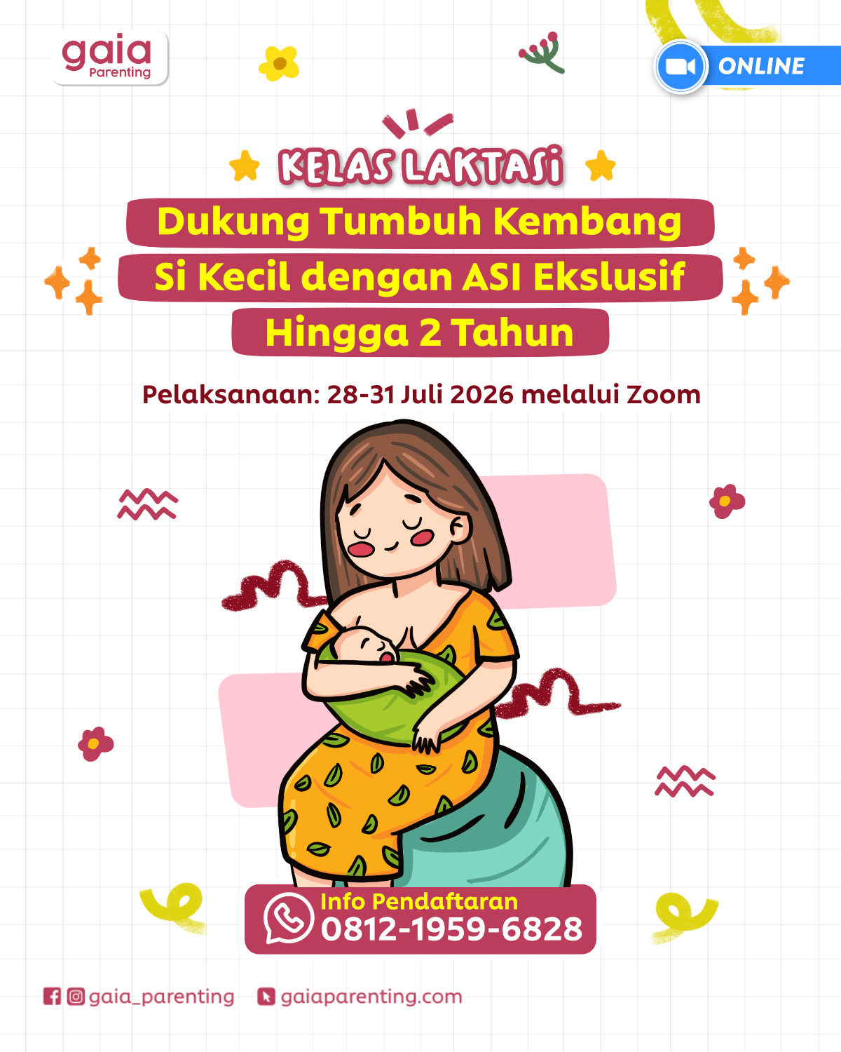 Kelas Laktasi Online: Dukung Tumbuh Kembang dengan MengASIhi Hingga 2 Tahun logo