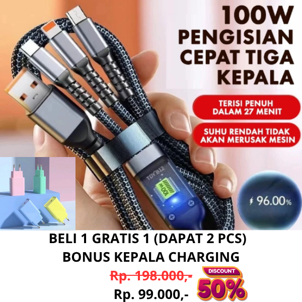 Spending Charger (kabel casan 3 in 1 super cepat) logo