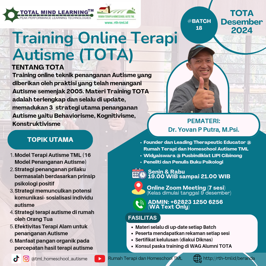TRAINING ONLINE TERAPI AUTISME (TOTA) logo
