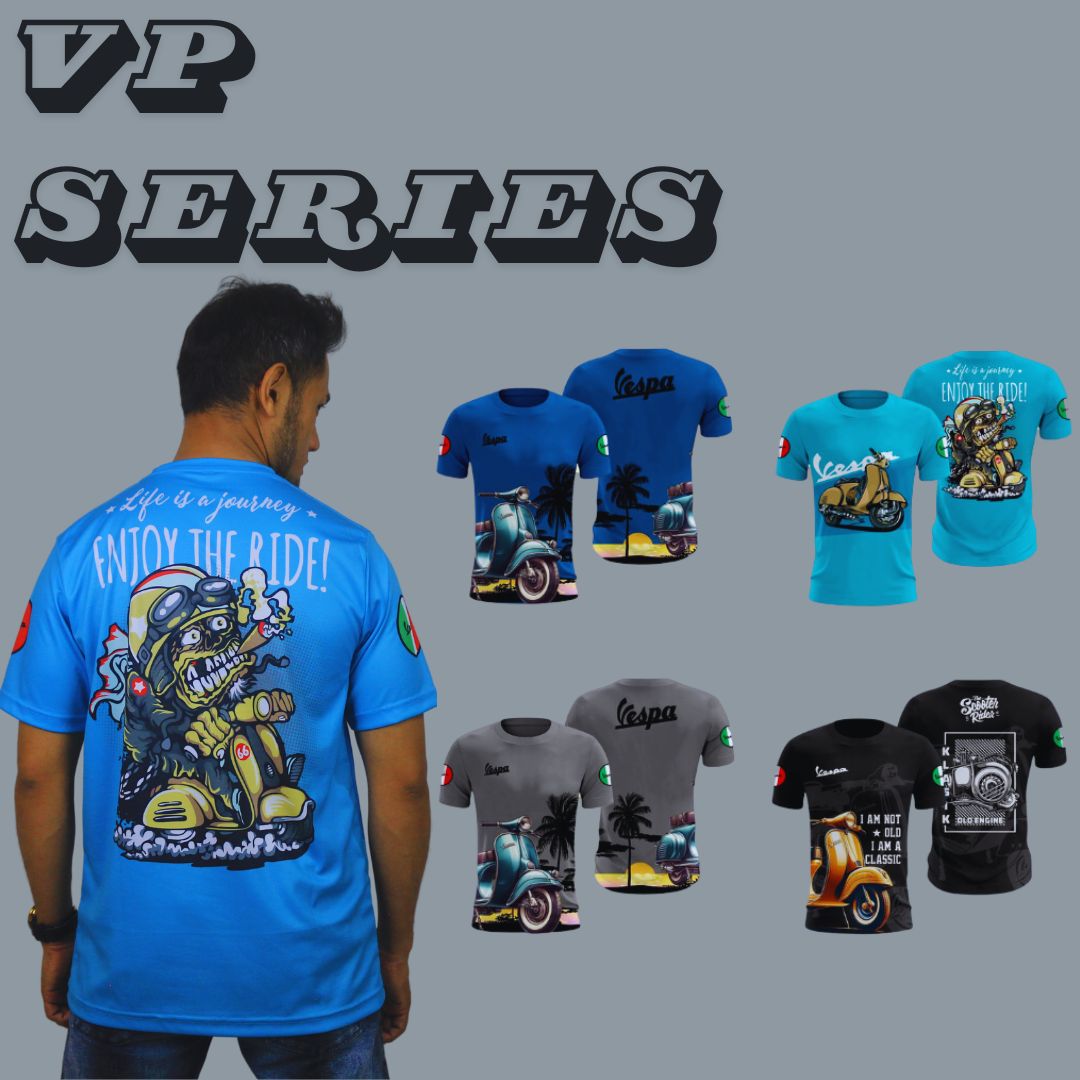 Jersey Retro Klasik Vespa Super Cub AR