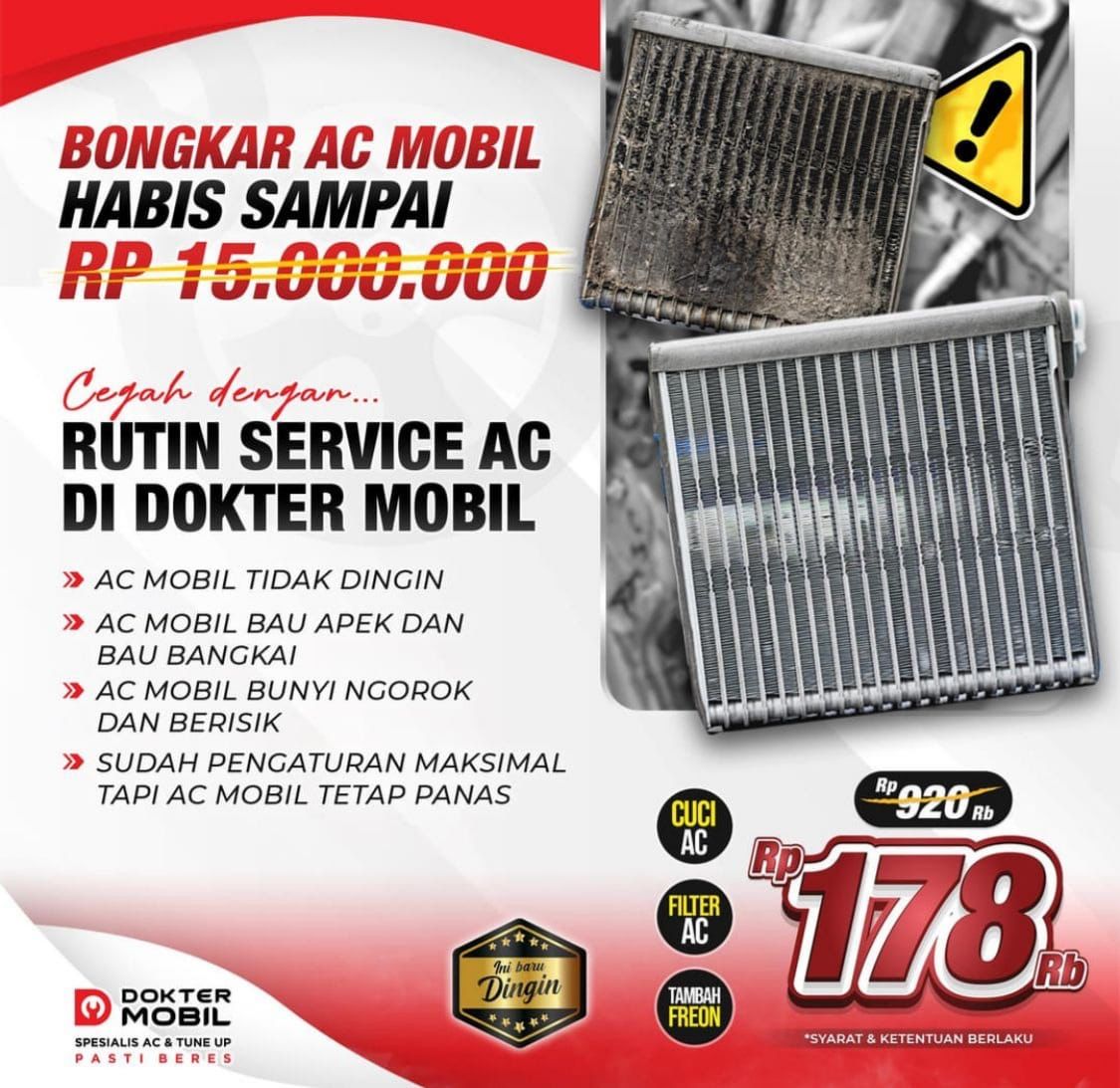 Promo Cuci Ac Mobil 178ribu logo